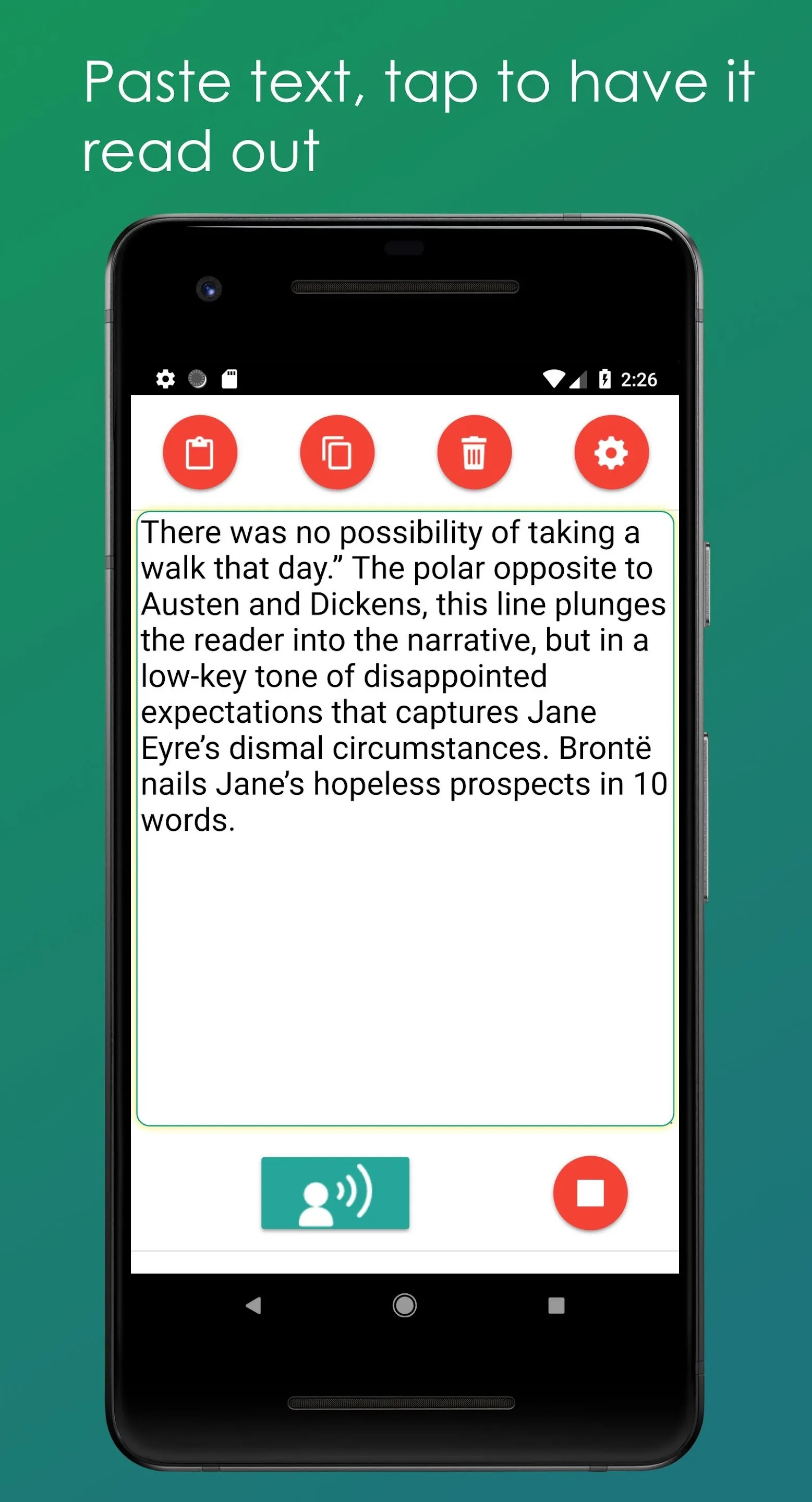 Read Out Text Aloud (Text to S | Indus Appstore | Screenshot