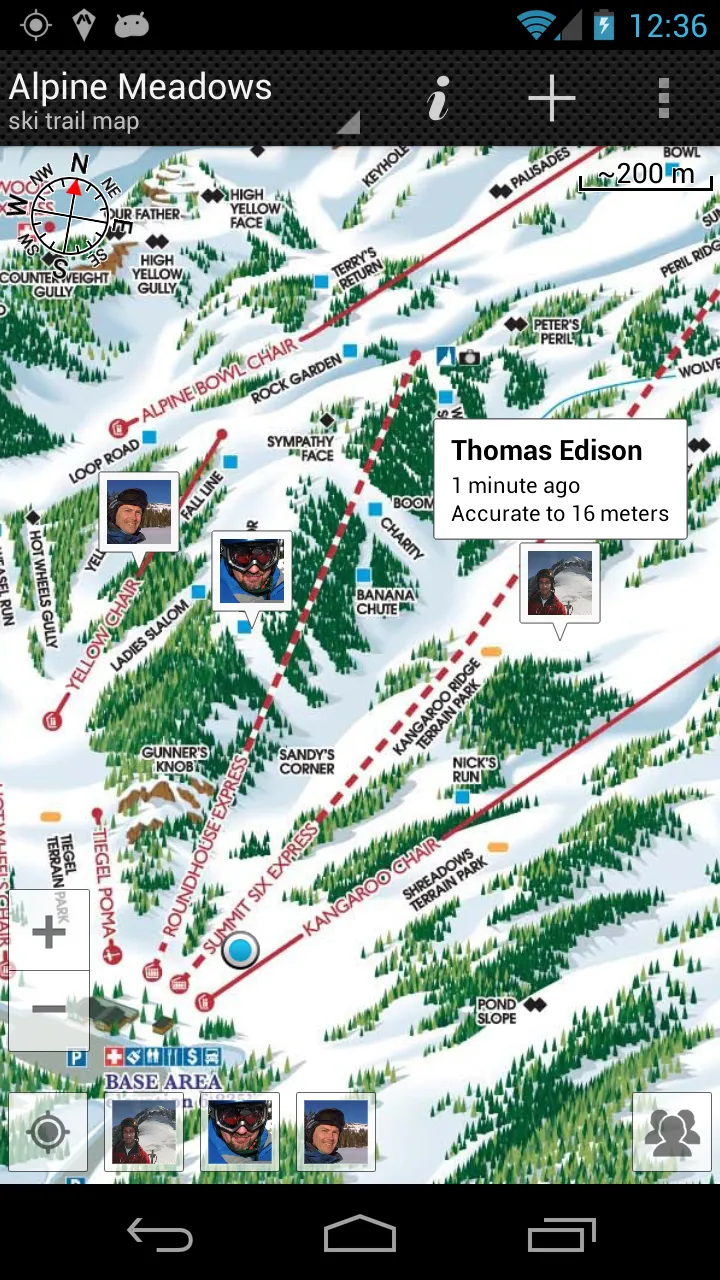 GPS on ski map | Indus Appstore | Screenshot