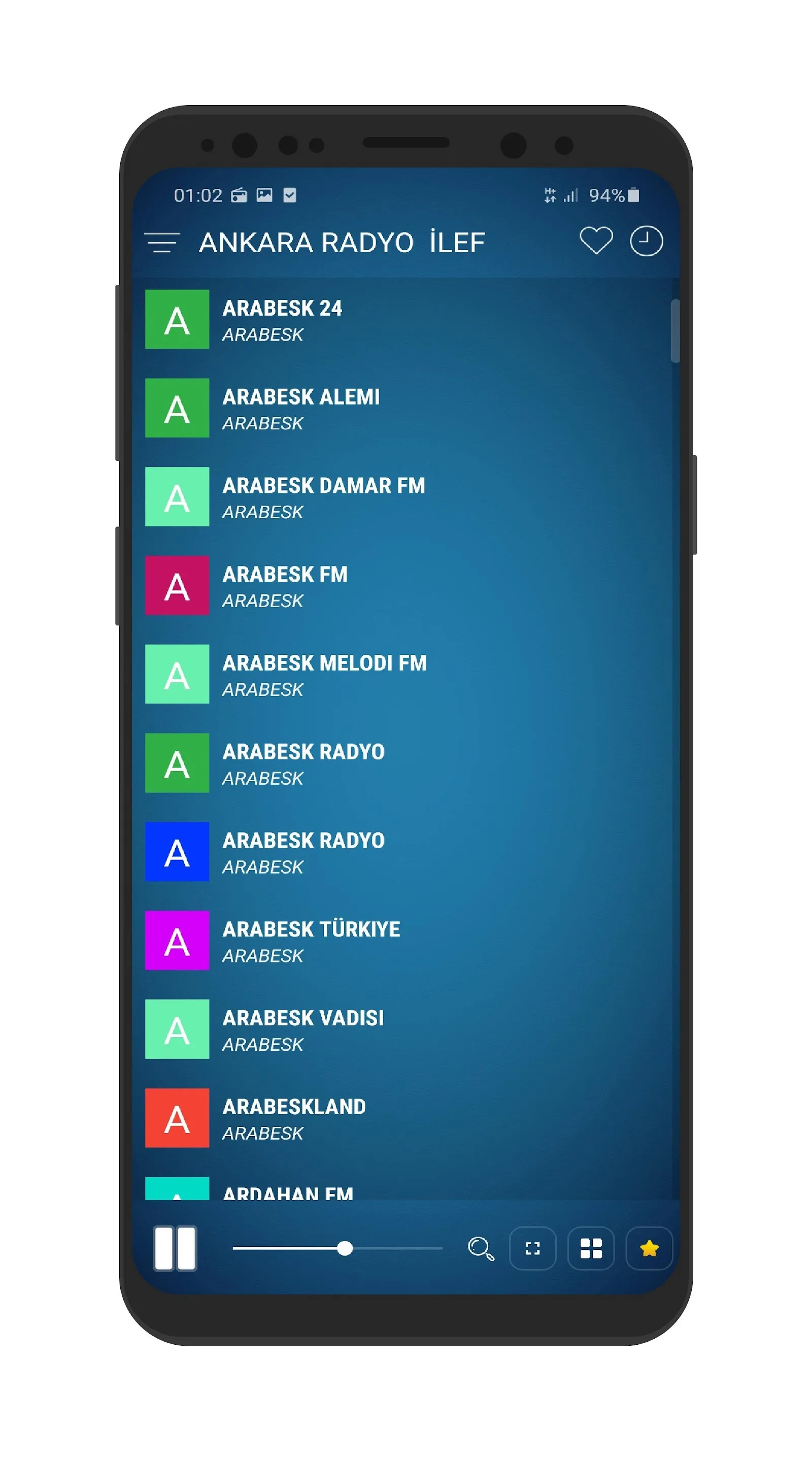 Turkey FM Radios - Radyo Turk | Indus Appstore | Screenshot