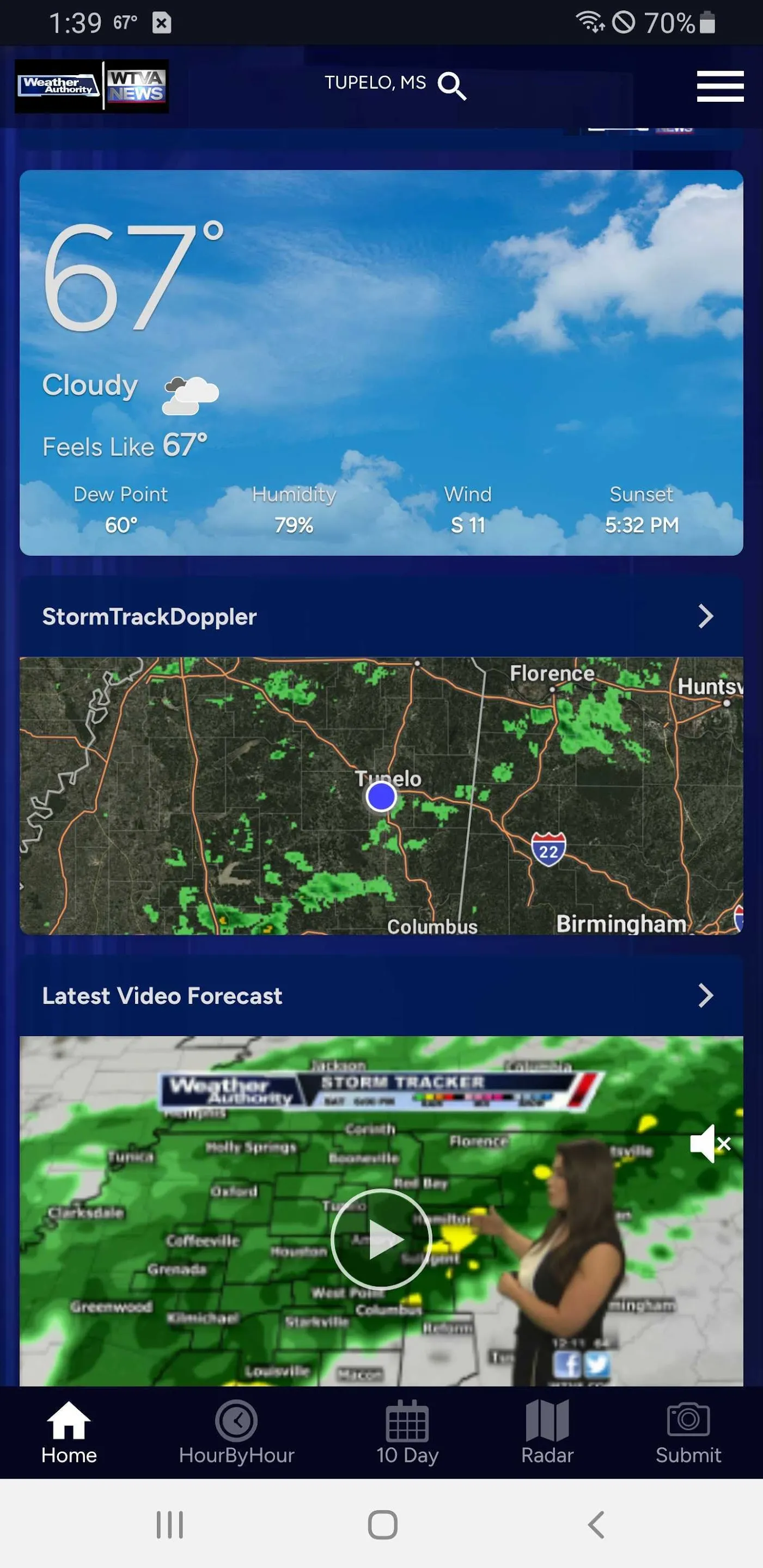 WTVA Weather | Indus Appstore | Screenshot