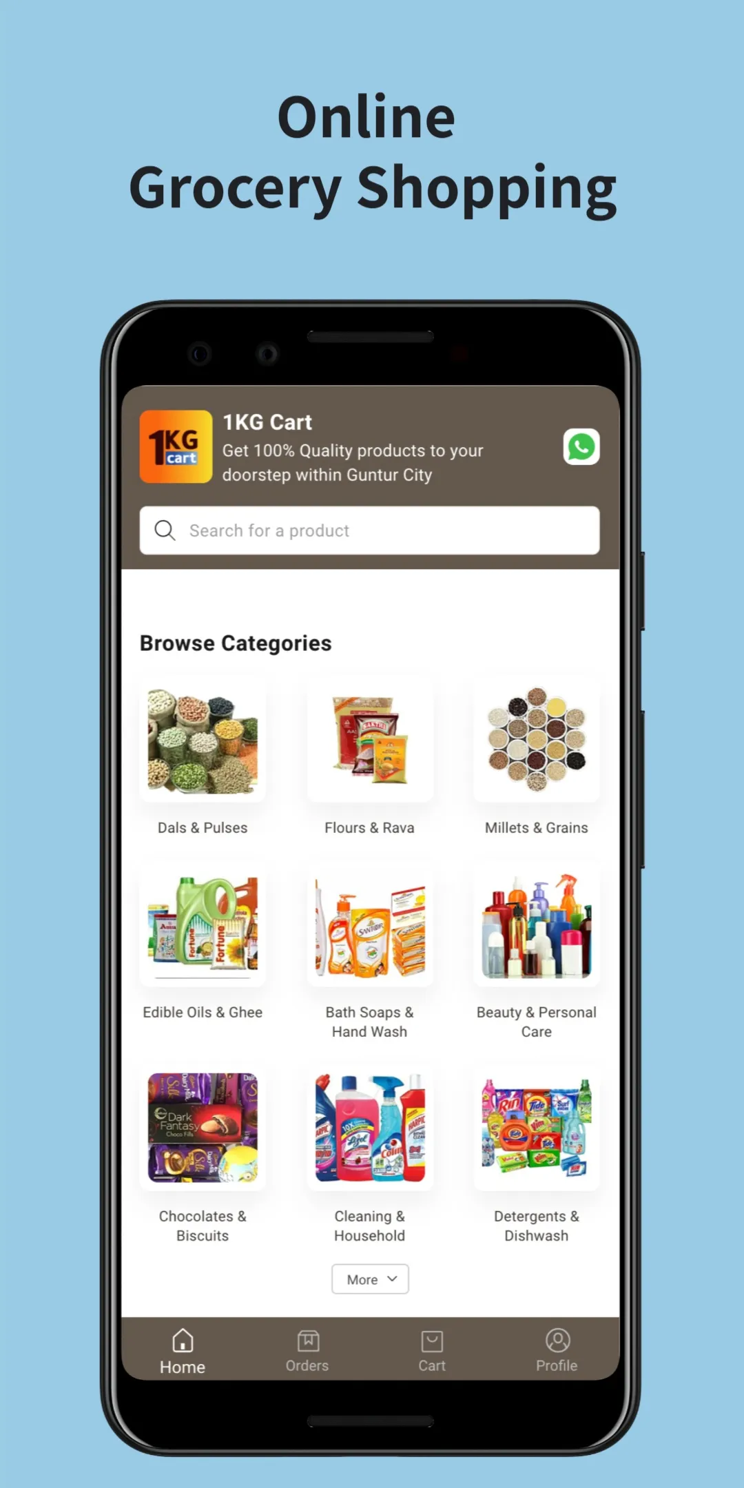 1kg Cart - Online Grocery | Indus Appstore | Screenshot