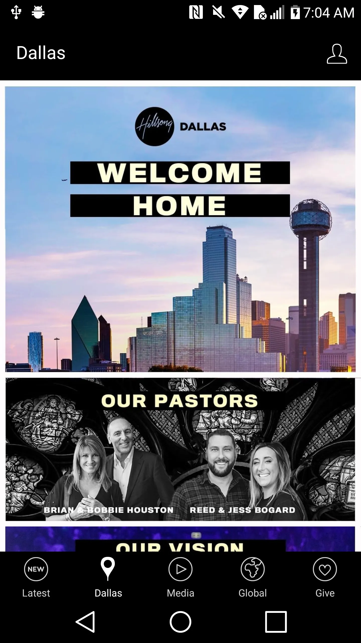 Hillsong USA | Indus Appstore | Screenshot