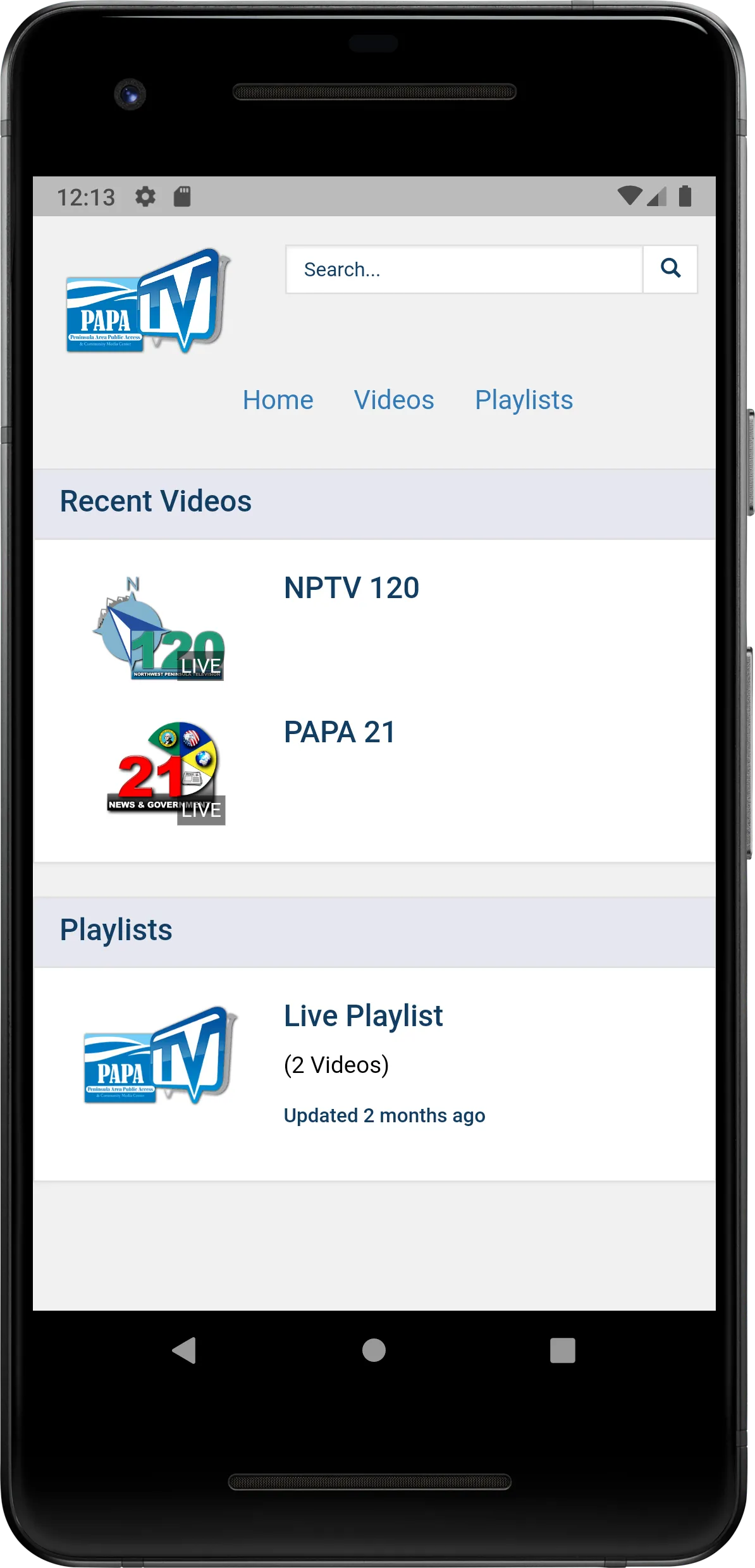 PAPA TV | Indus Appstore | Screenshot