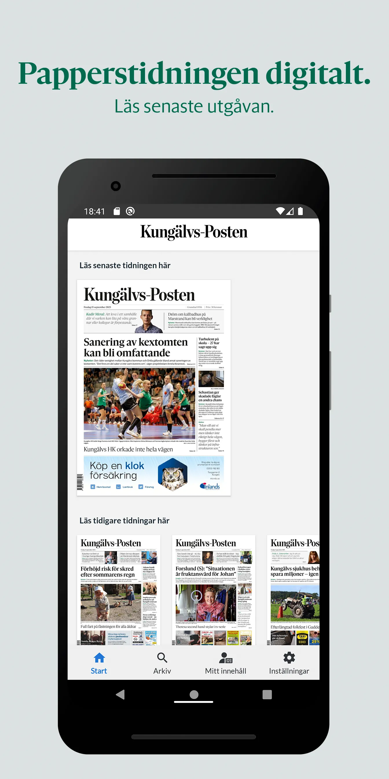 Kungälvs-Posten e-tidning | Indus Appstore | Screenshot