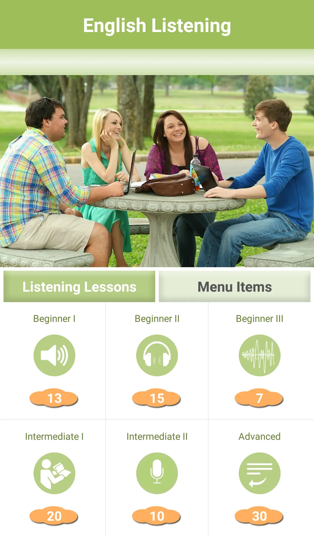 English Listening | Indus Appstore | Screenshot