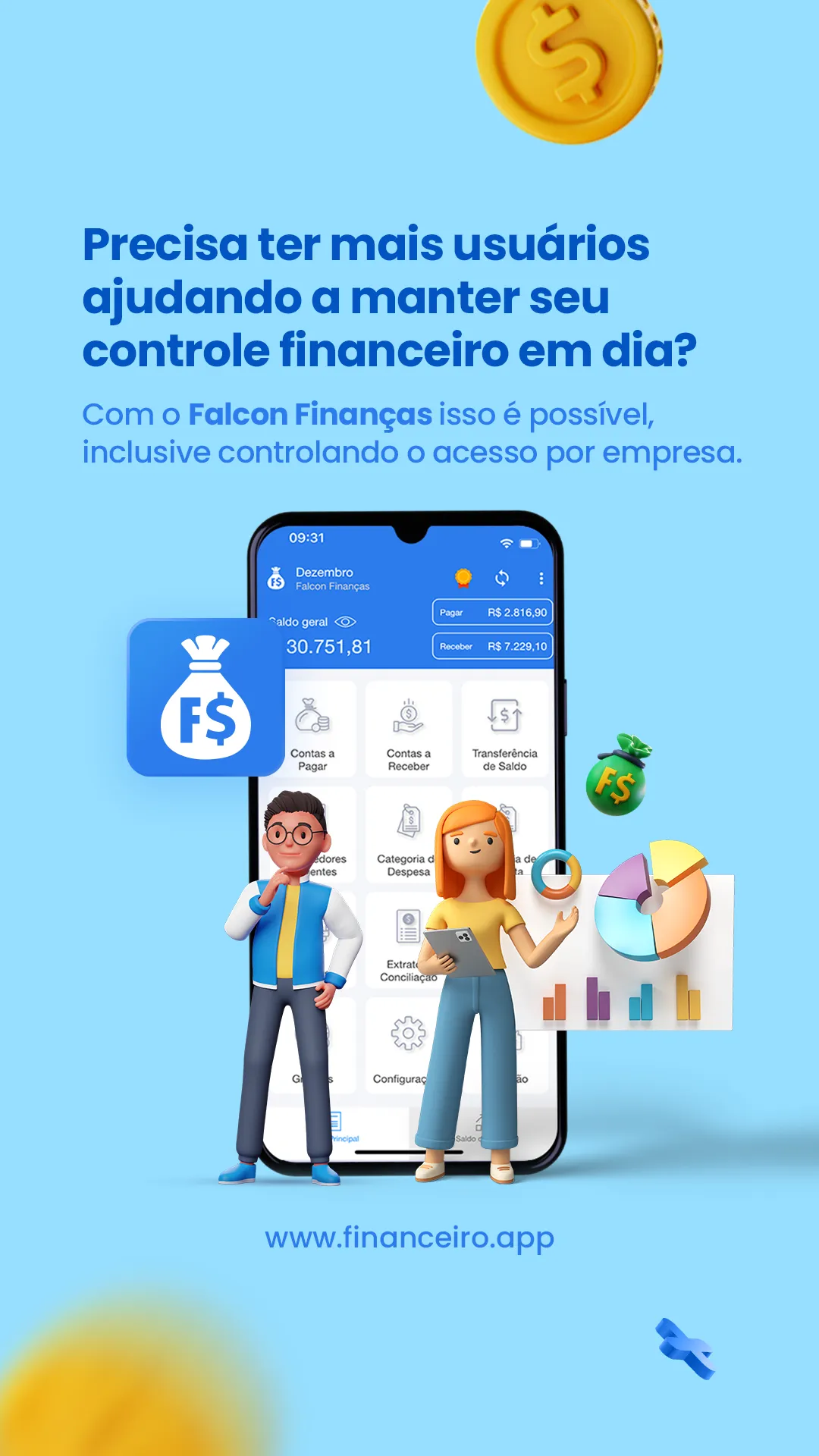 Falcon Finanças | Indus Appstore | Screenshot