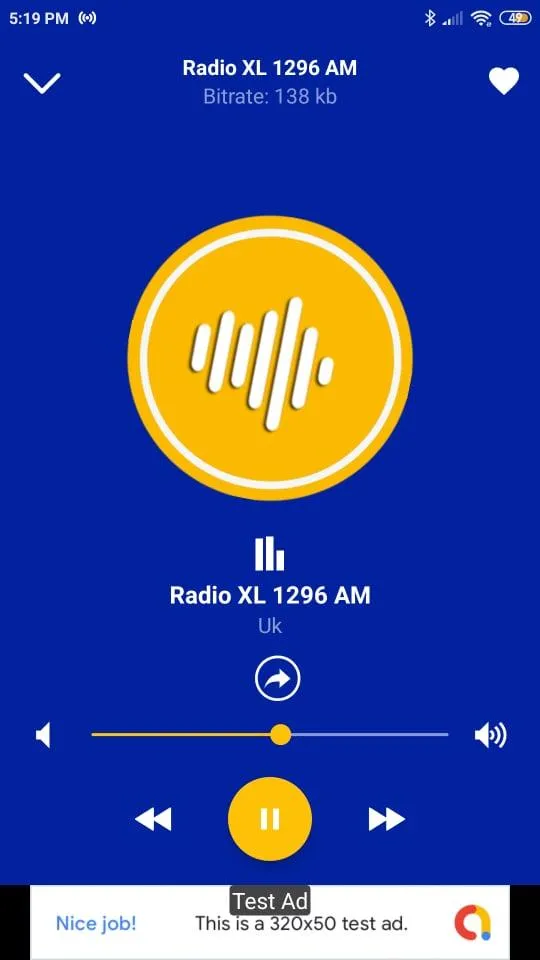 Radio XL 1296 AM App UK | Indus Appstore | Screenshot