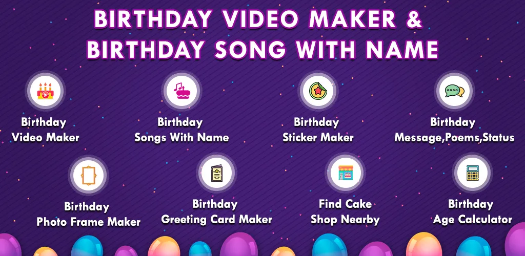 Birthday Video Maker Song Name | Indus Appstore | Screenshot