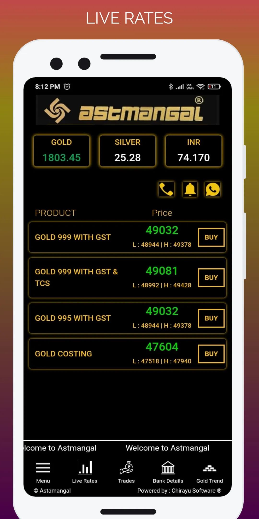 Astmangal Bullion | Indus Appstore | Screenshot