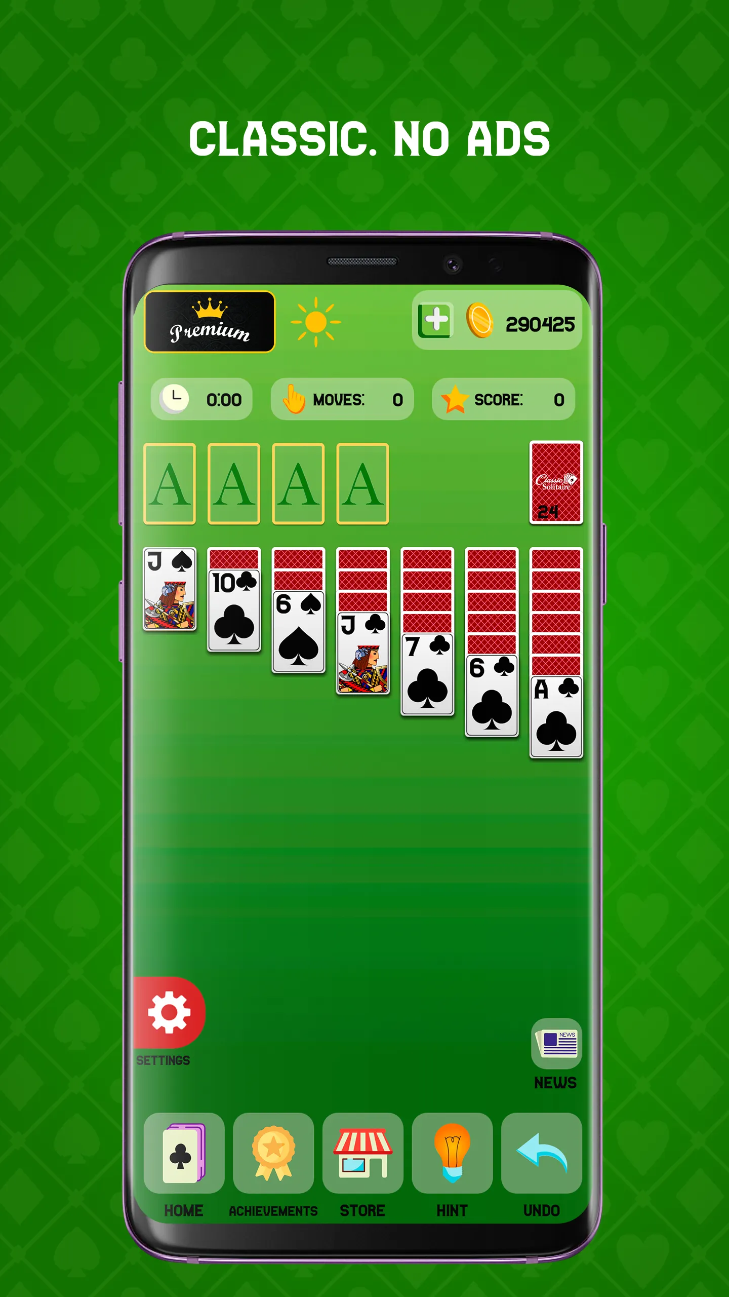 Classic Solitaire | Indus Appstore | Screenshot