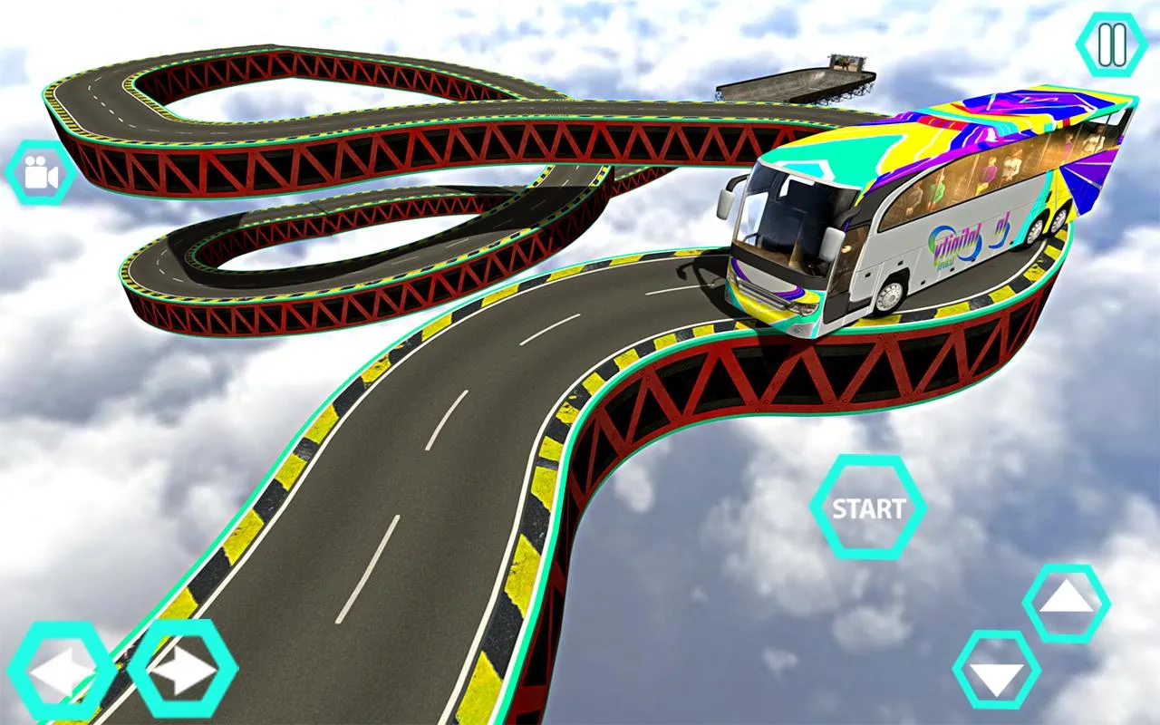 Impossible Bus Sim Track Drive | Indus Appstore | Screenshot