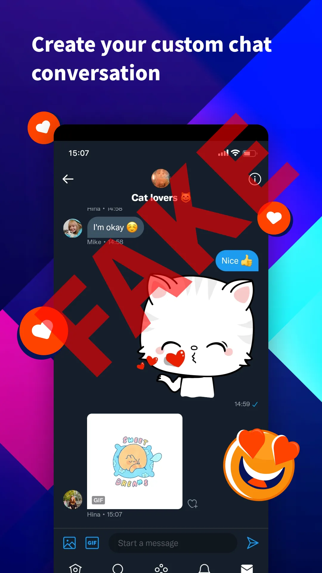 iFake: Fake Chat Messages | Indus Appstore | Screenshot