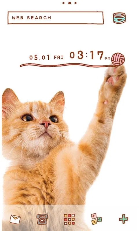 Cute wallpaper-Playful Cat- | Indus Appstore | Screenshot