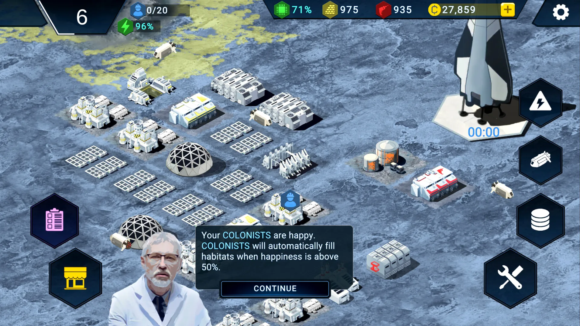 Pantenite Space Colony Sim | Indus Appstore | Screenshot