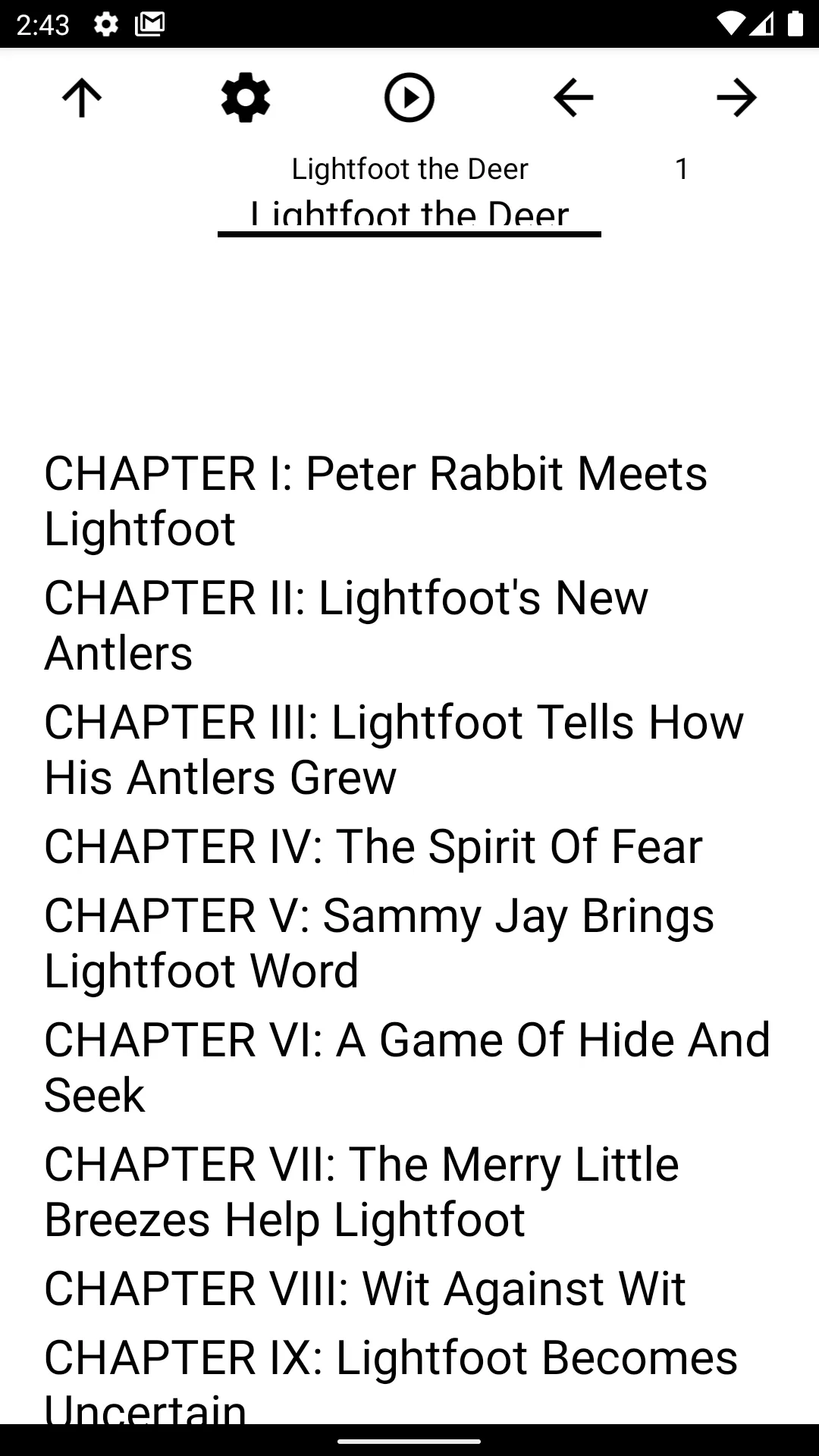 Book, Lightfoot the Deer | Indus Appstore | Screenshot