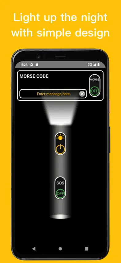 MorseFlash - send morse signal | Indus Appstore | Screenshot