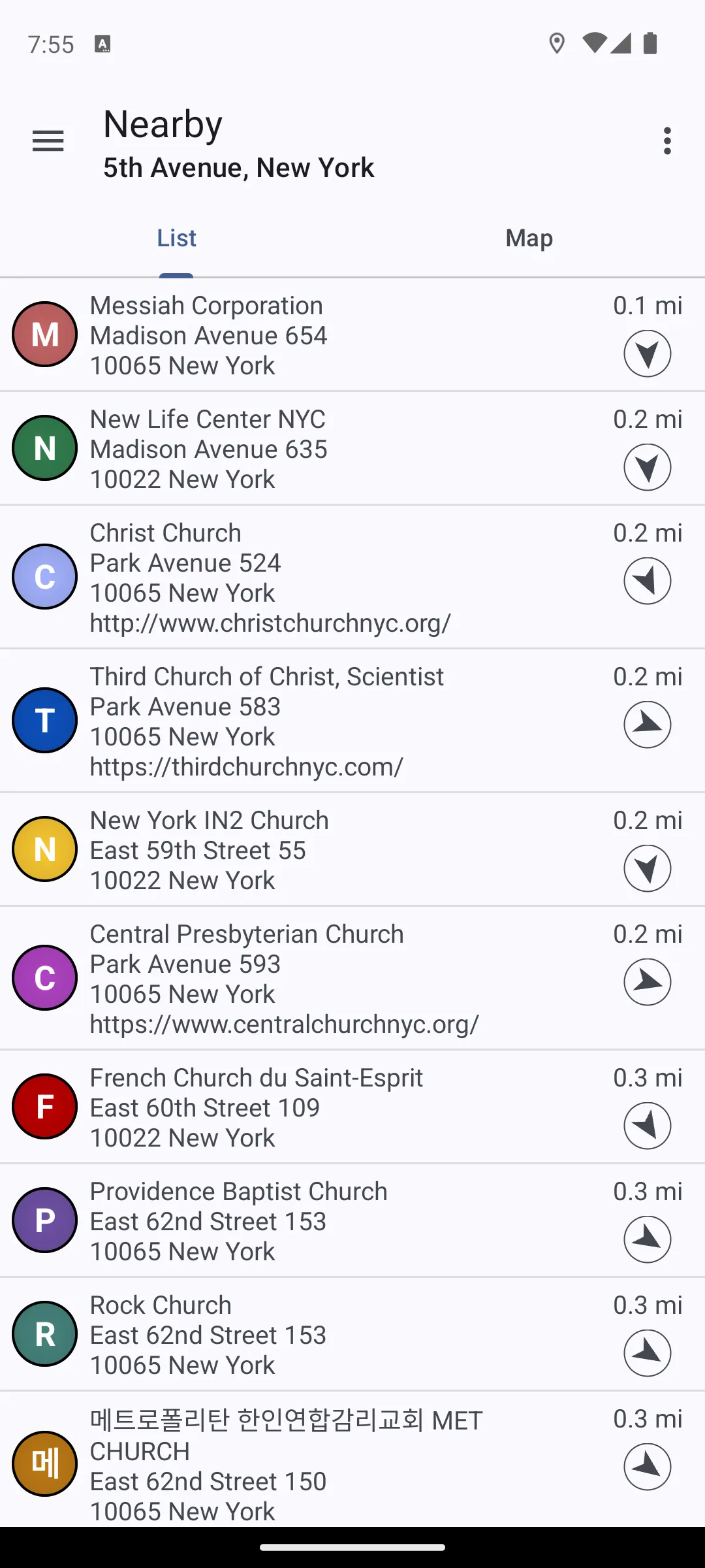 Church Finder Worldwide | Indus Appstore | Screenshot