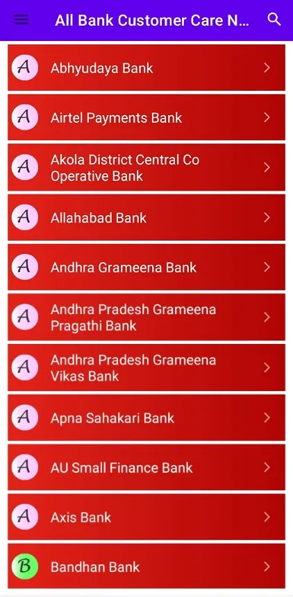 all bank customer care number | Indus Appstore | Screenshot