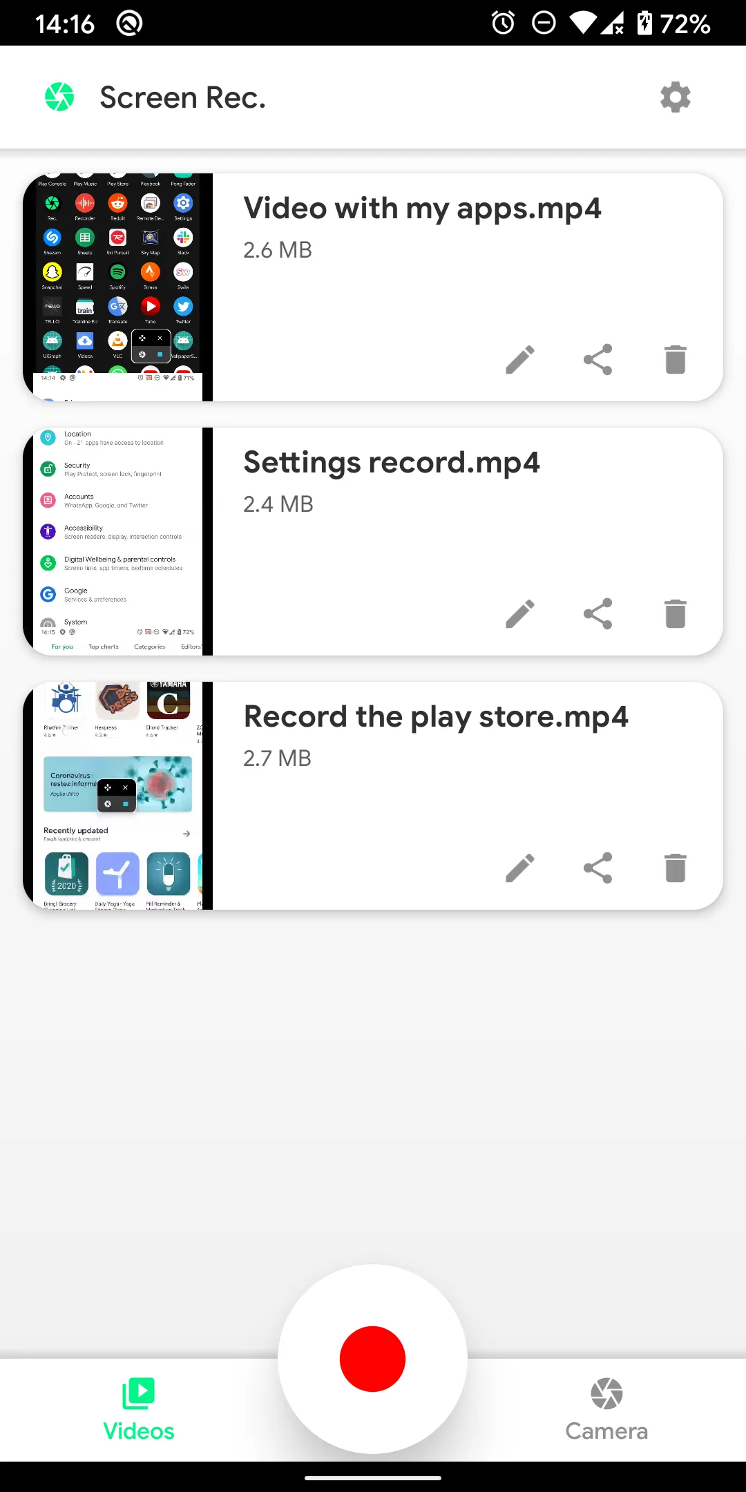 ScrRec: Record screen video | Indus Appstore | Screenshot