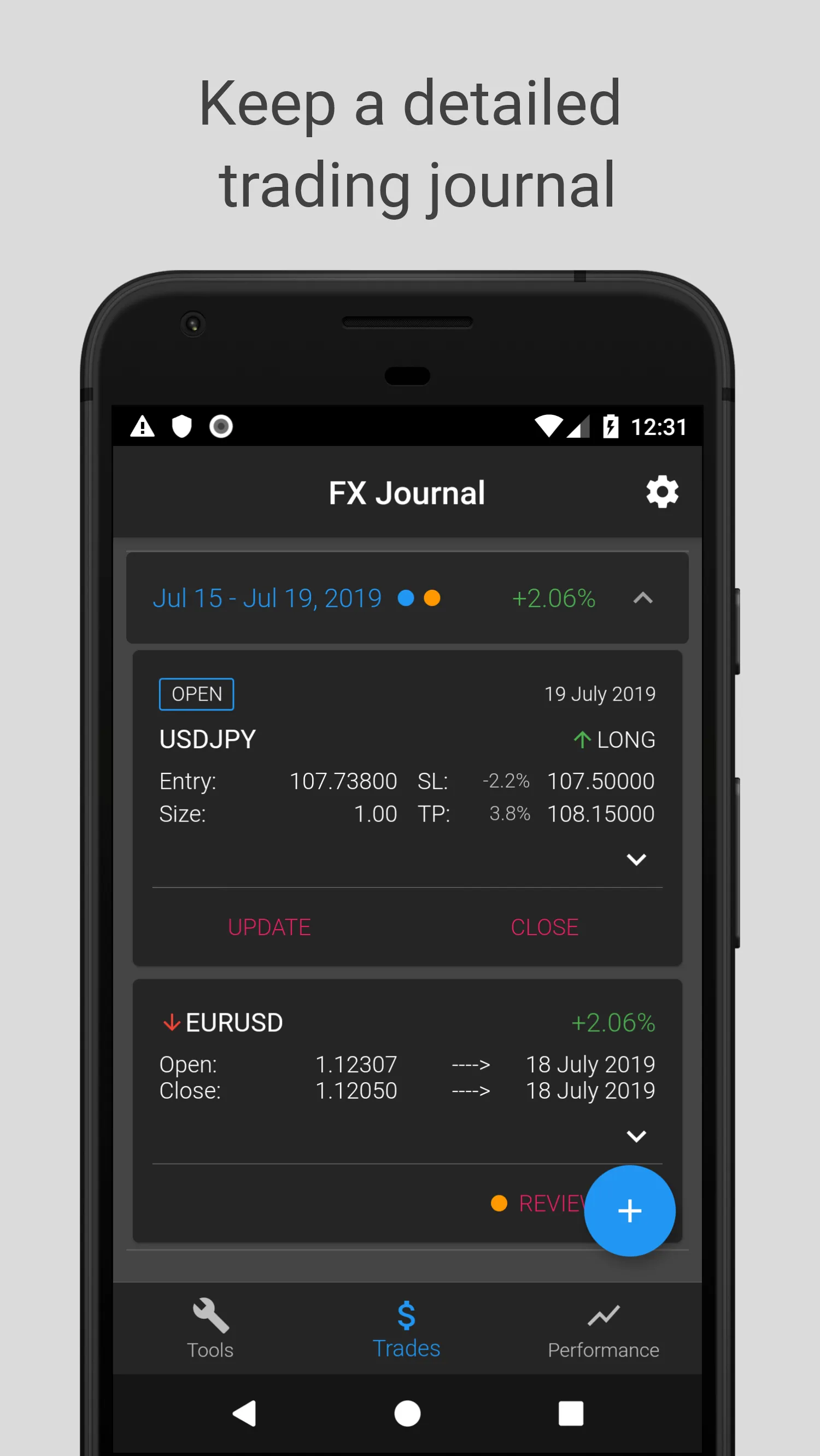 FX Journal | Indus Appstore | Screenshot