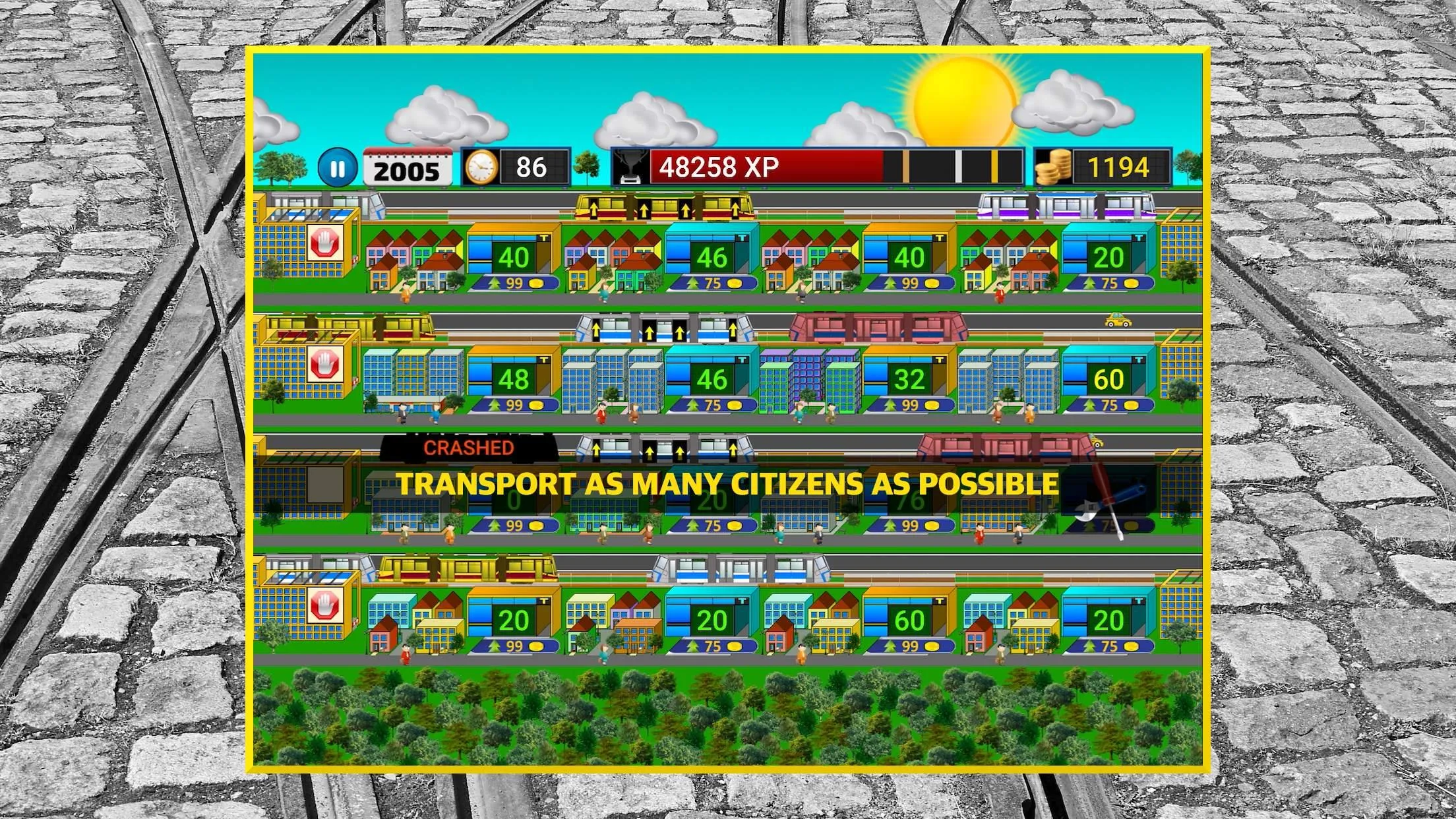 Tram Tycoon - railroad transpo | Indus Appstore | Screenshot