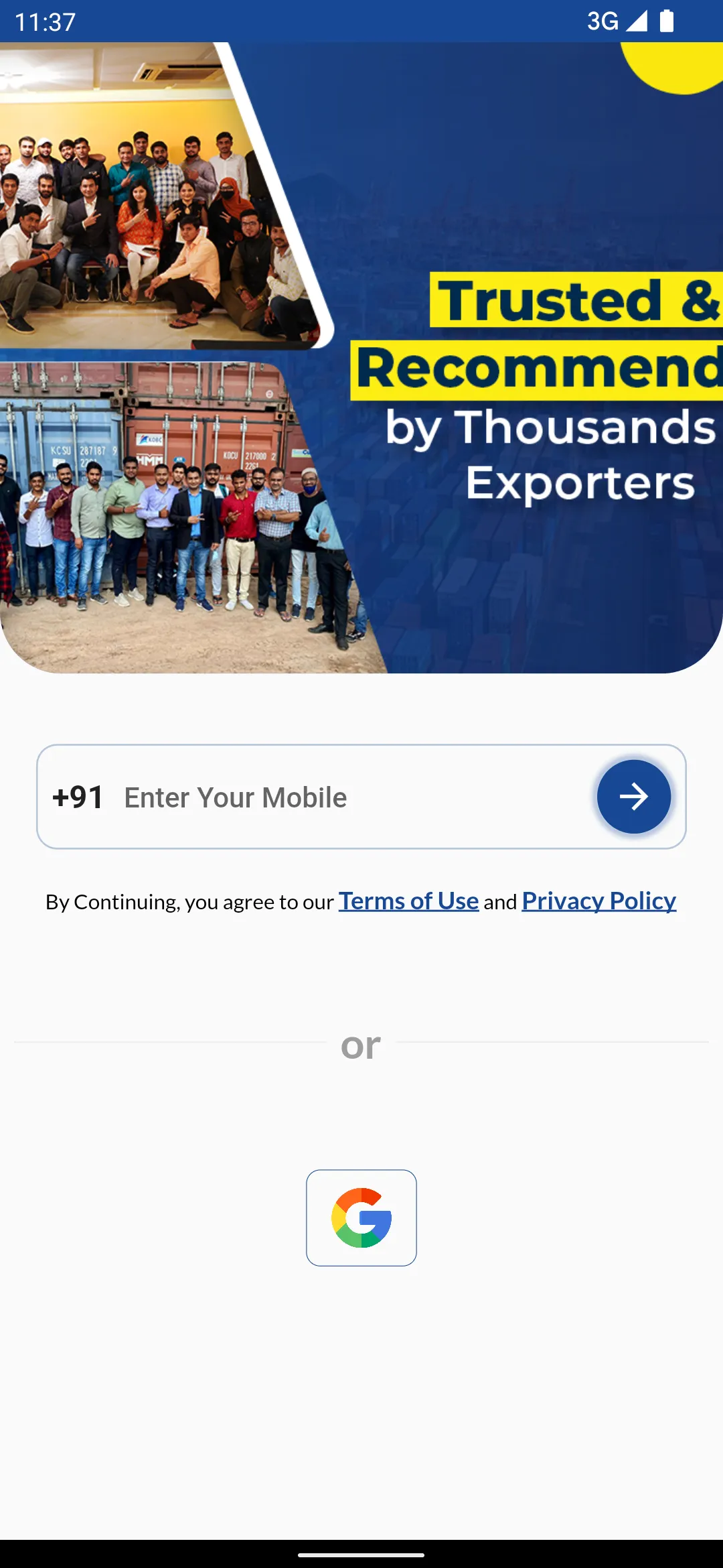 Online Exim Export Import App | Indus Appstore | Screenshot