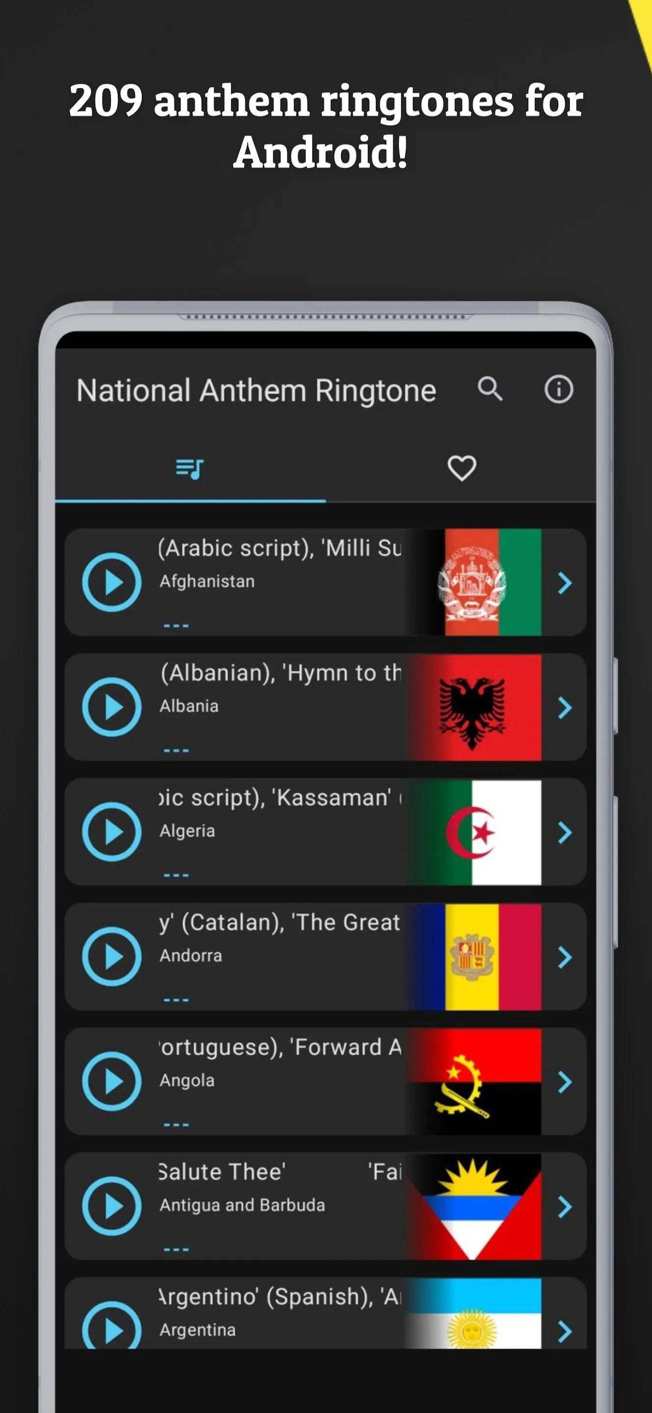 National Anthem Ringtone | Indus Appstore | Screenshot