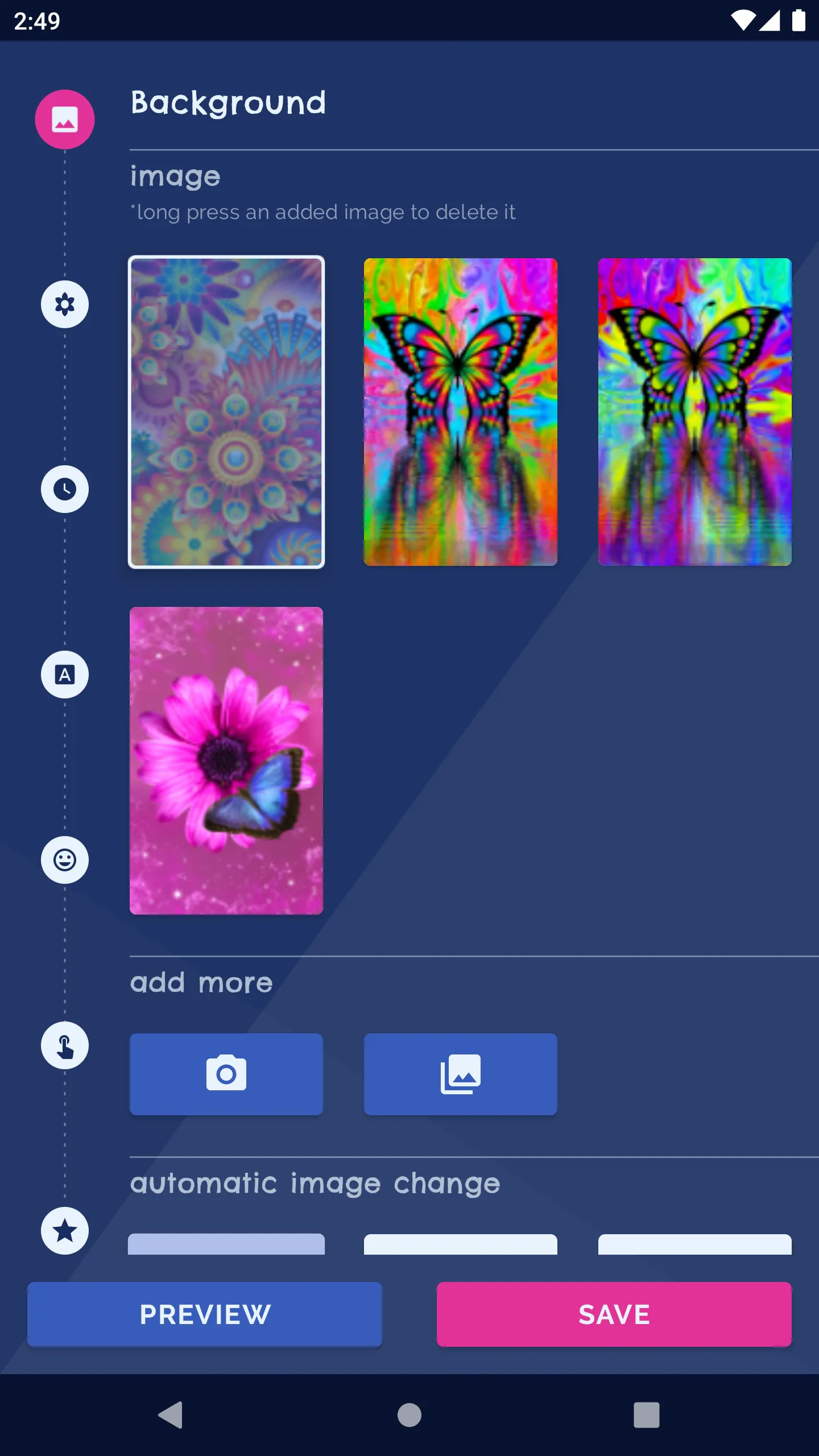 Neon Butterflies Wallpaper | Indus Appstore | Screenshot