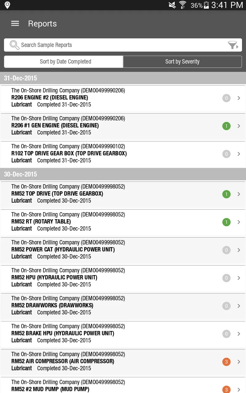 HORIZON Fluid Analysis Results | Indus Appstore | Screenshot