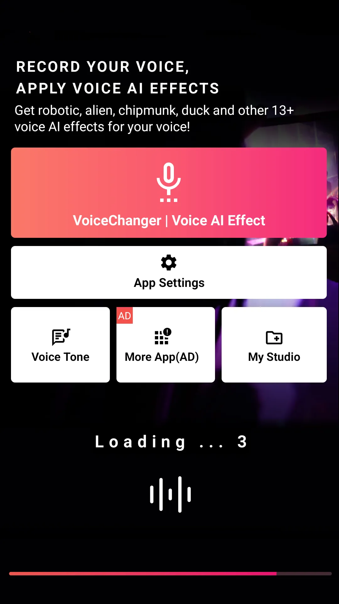 Voice Changer Voice AI Effects | Indus Appstore | Screenshot