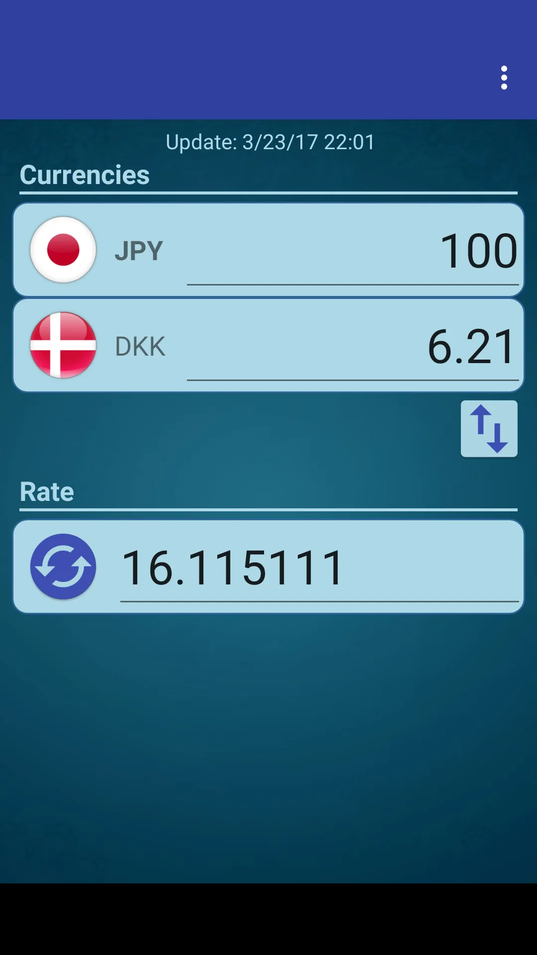 Japan Yen x Danish Krone | Indus Appstore | Screenshot