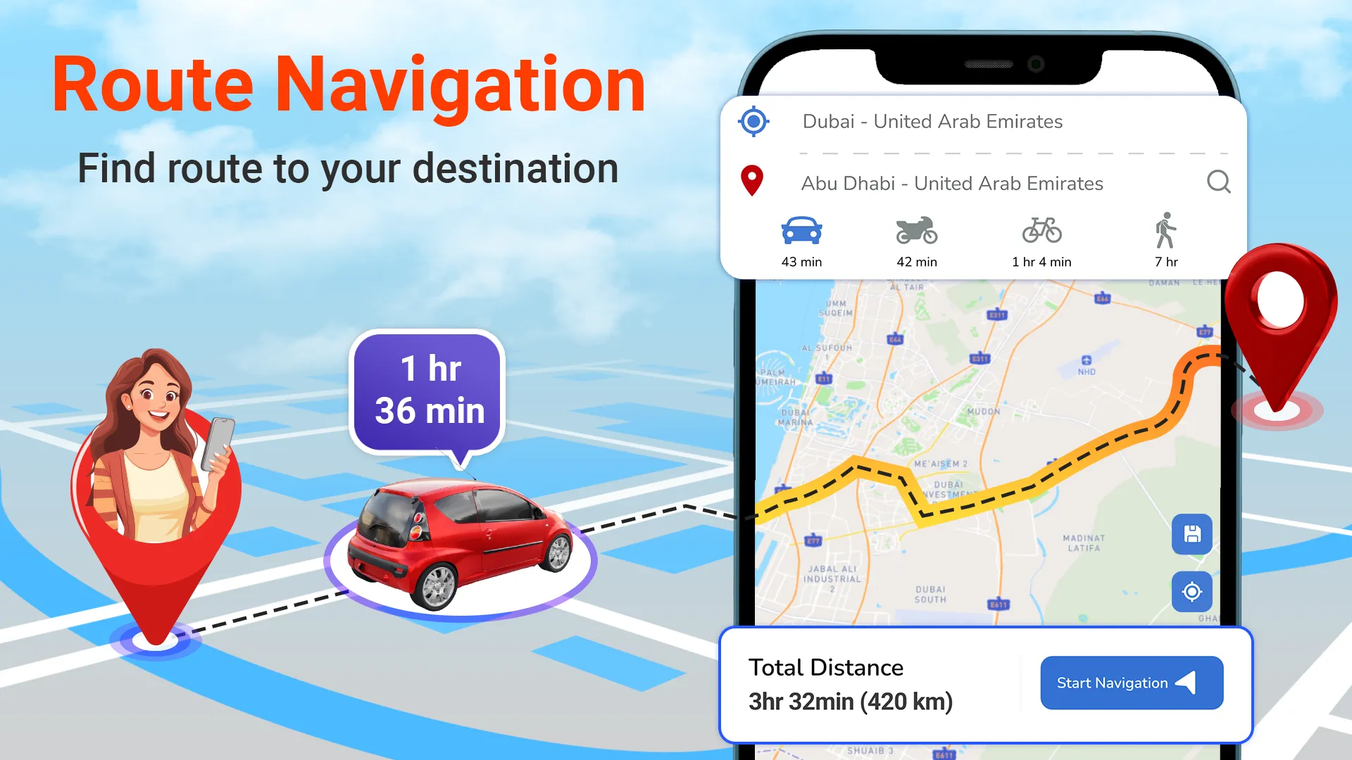 GPS Earth Maps Live Navigation | Indus Appstore | Screenshot