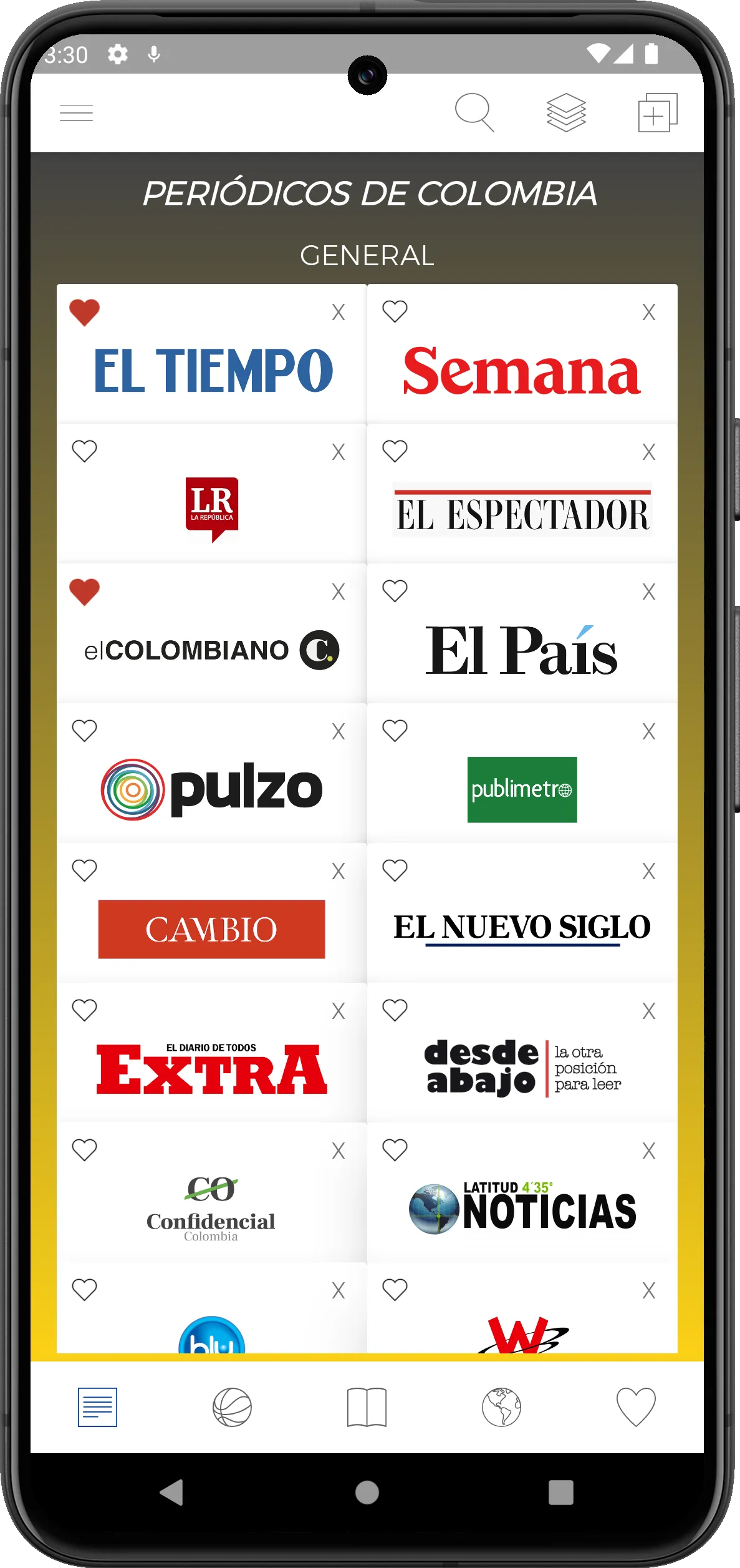 Periódicos Colombianos | Indus Appstore | Screenshot