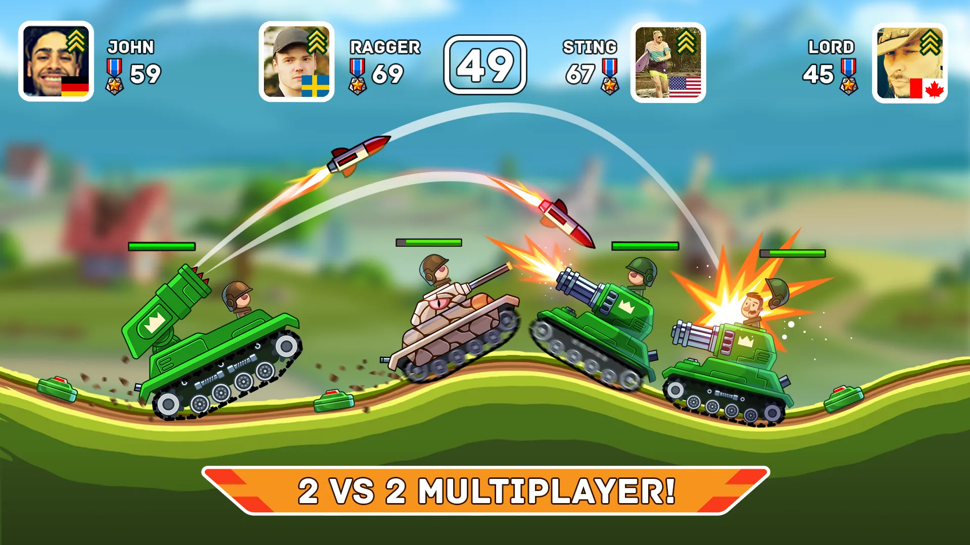 Hills of Steel | Indus Appstore | Screenshot