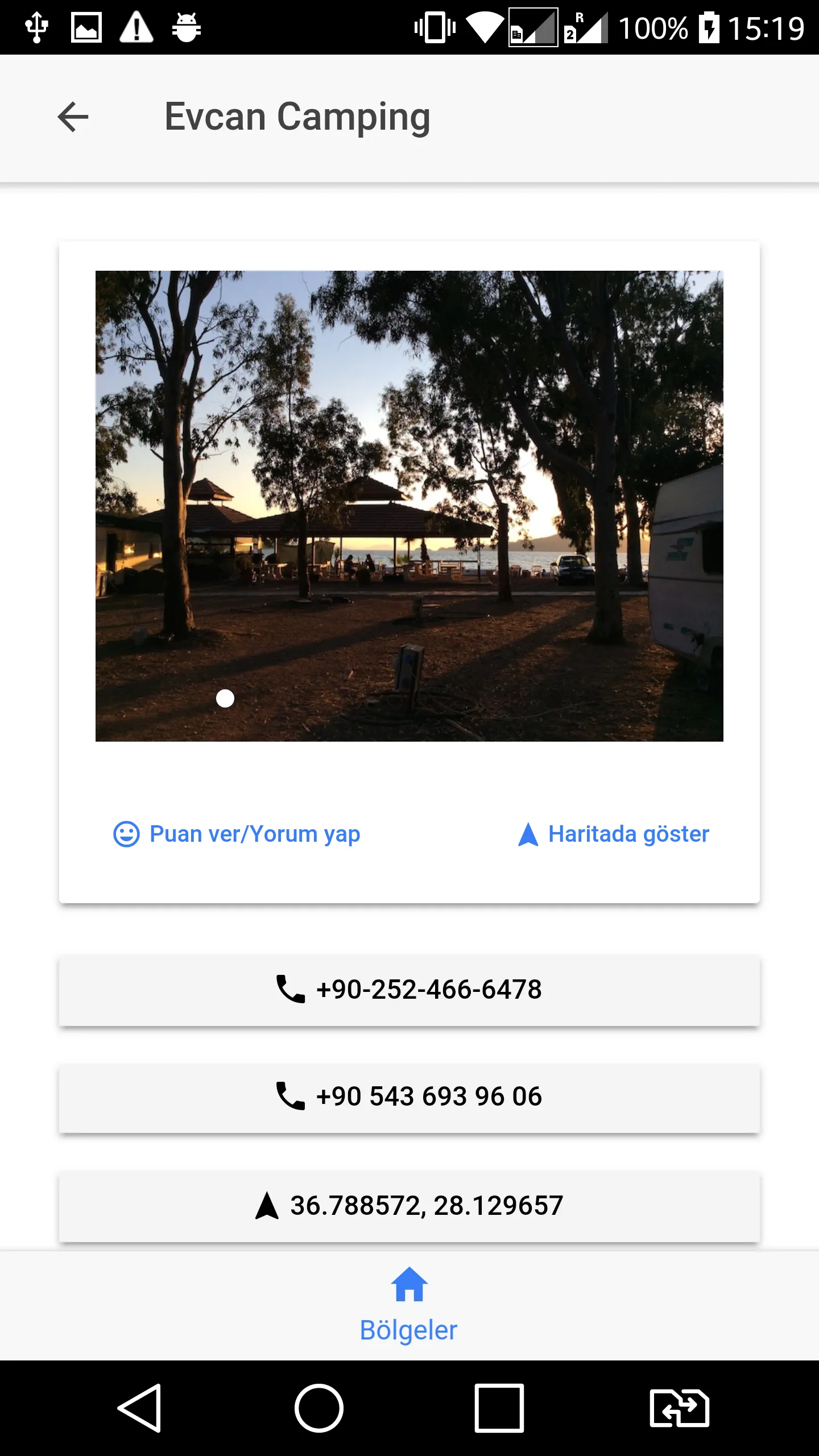 Motorhome Parking in Turkey | Indus Appstore | Screenshot