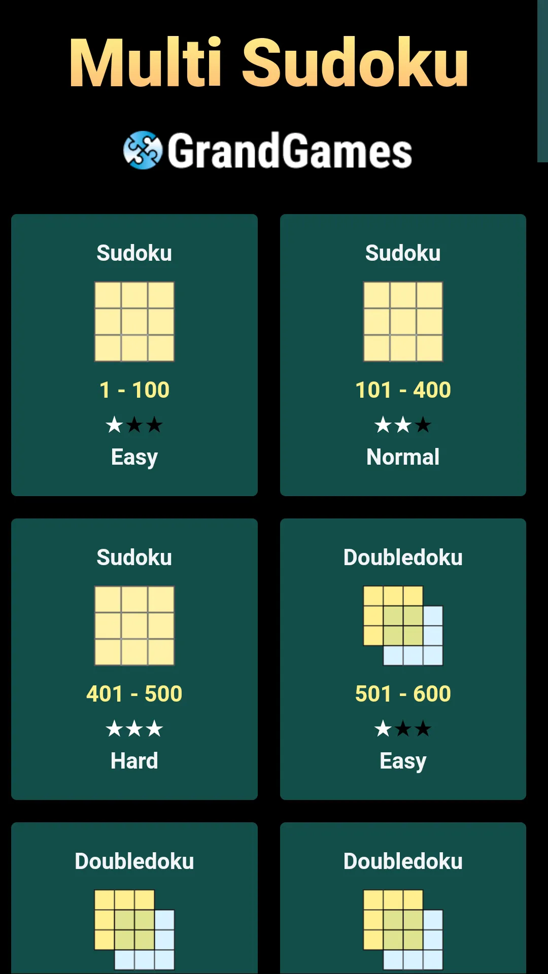 Multi Sudoku | Indus Appstore | Screenshot