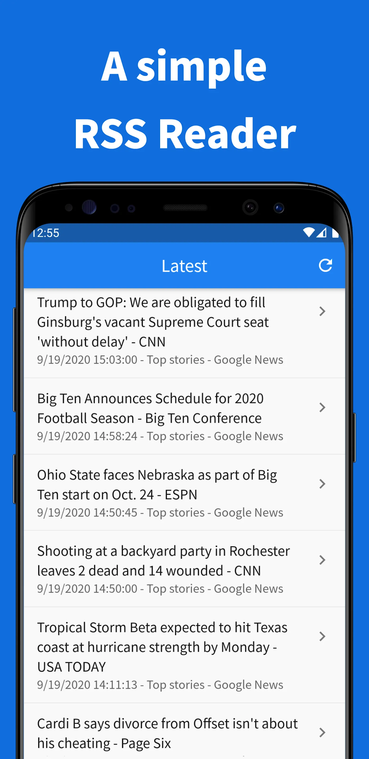 FLAT RSS Reader | Indus Appstore | Screenshot