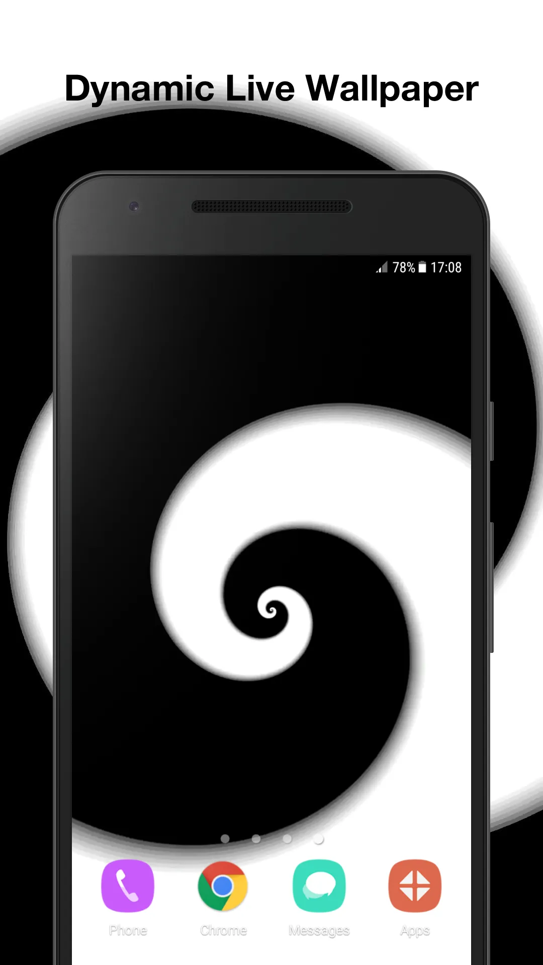 Spiral Hypnotic Live Wallpaper | Indus Appstore | Screenshot