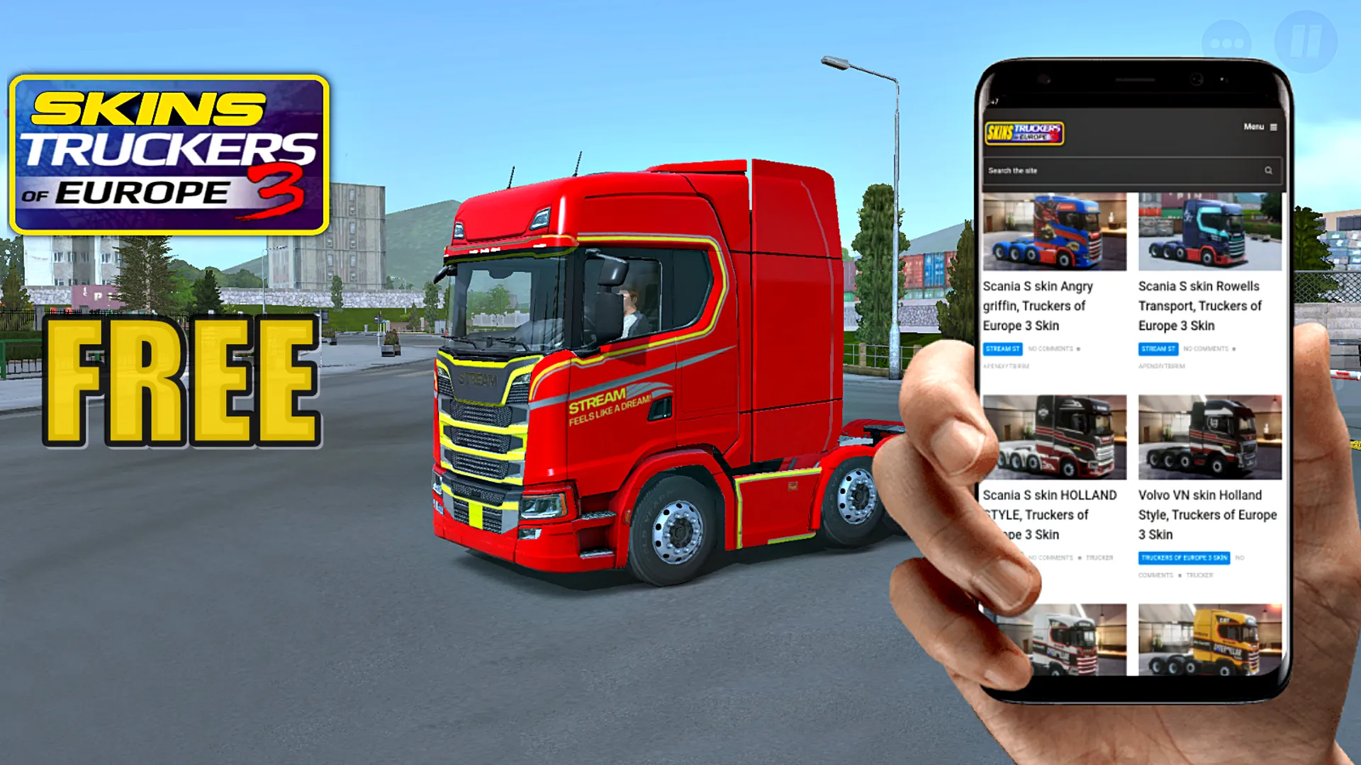 Skins Truckers of europe 3 | Indus Appstore | Screenshot