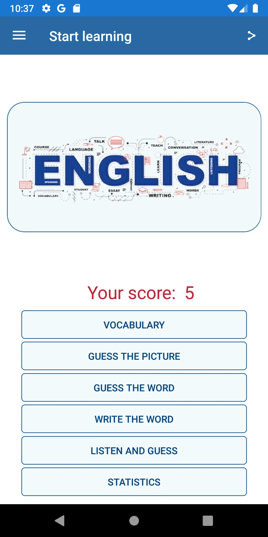 Learn English vocabulary | Indus Appstore | Screenshot