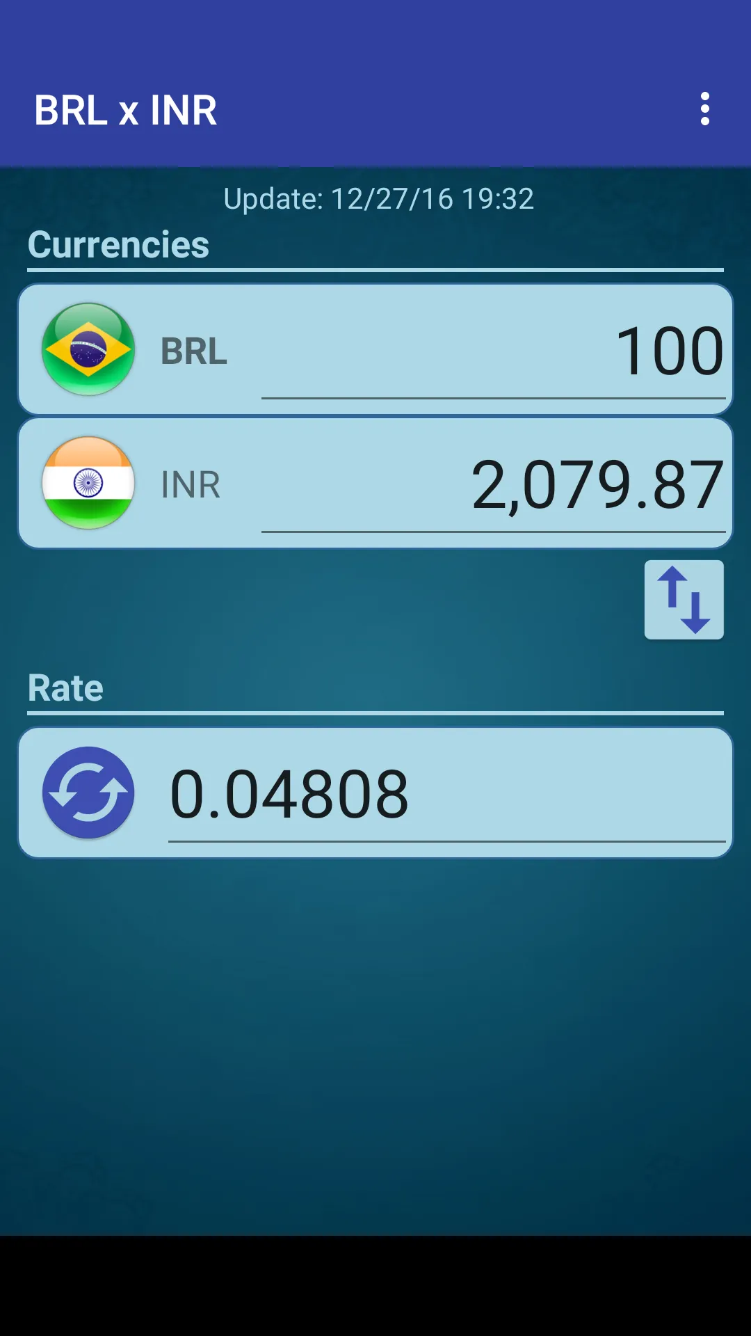 Brazil Real x Indian Rupee | Indus Appstore | Screenshot