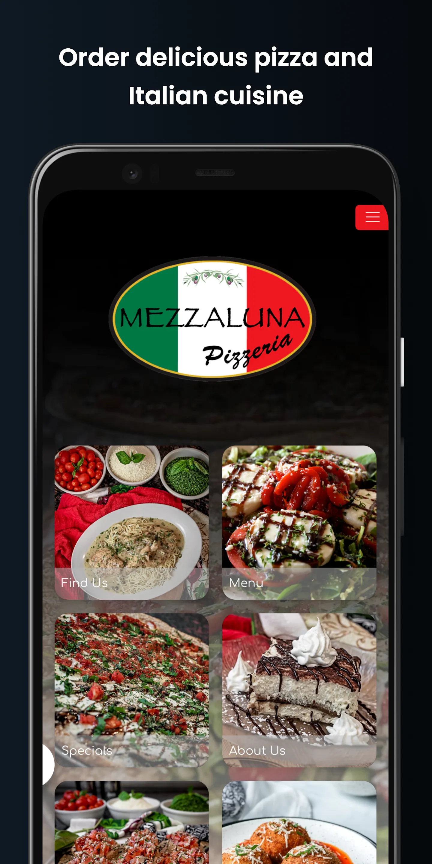 Mezzaluna Pizzeria | Indus Appstore | Screenshot