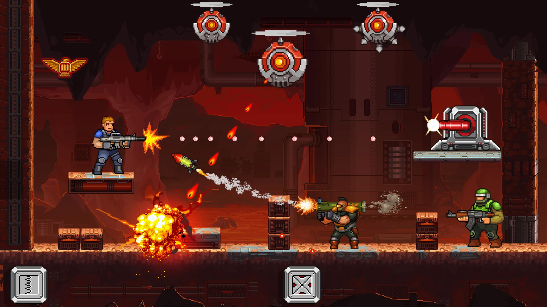 Gun Force Side-scrolling Game | Indus Appstore | Screenshot