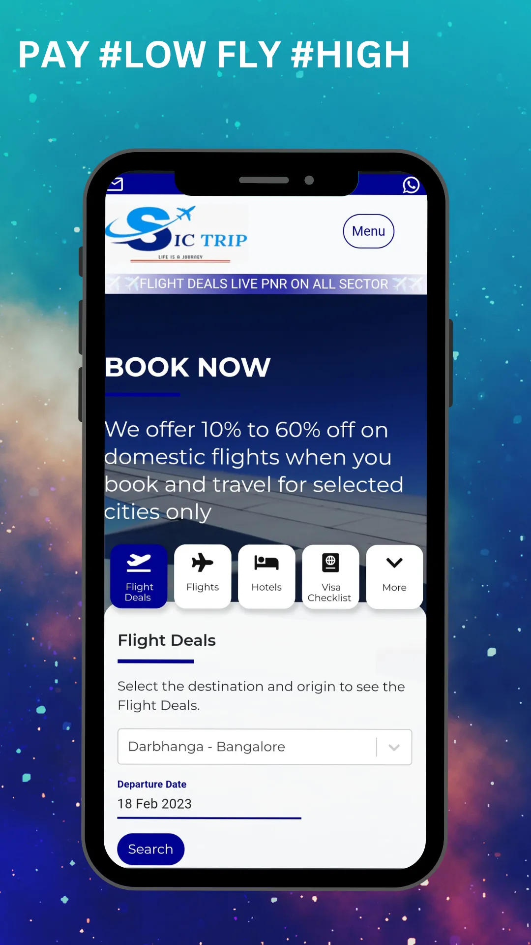 Sic Trip - Flight Booking | Indus Appstore | Screenshot