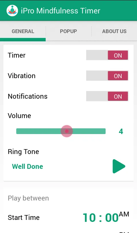 iPro Mindfulness Timer | Indus Appstore | Screenshot