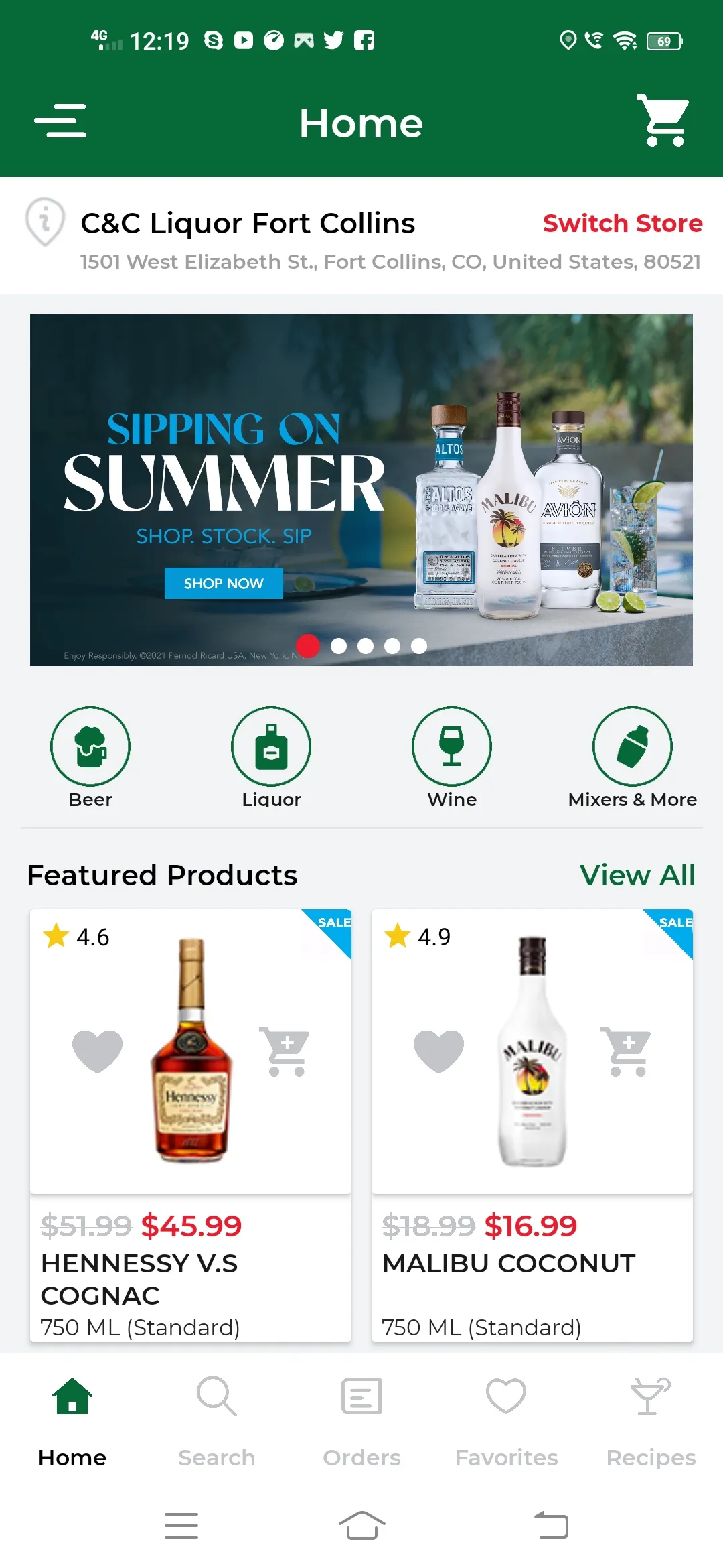 C & C LIQUOR | Indus Appstore | Screenshot