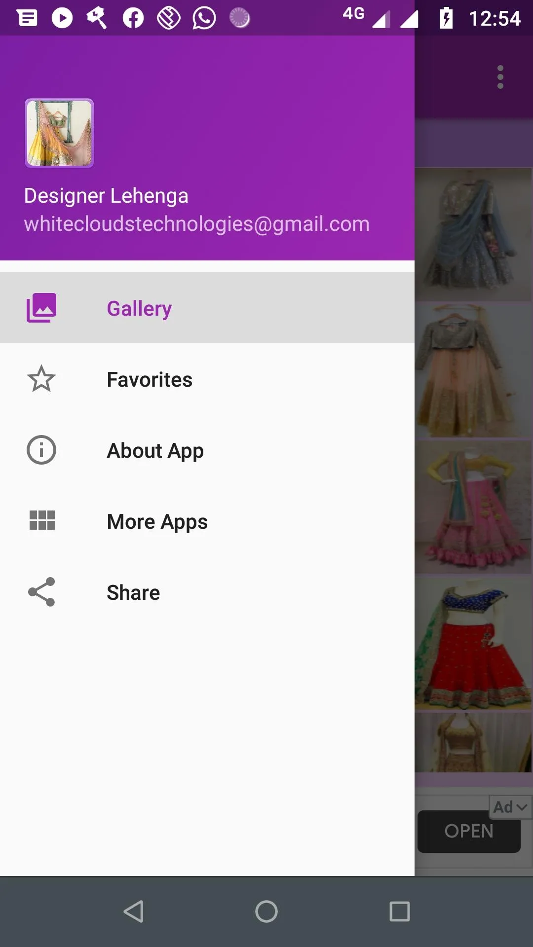 Designer Lehenga Gallery | Indus Appstore | Screenshot