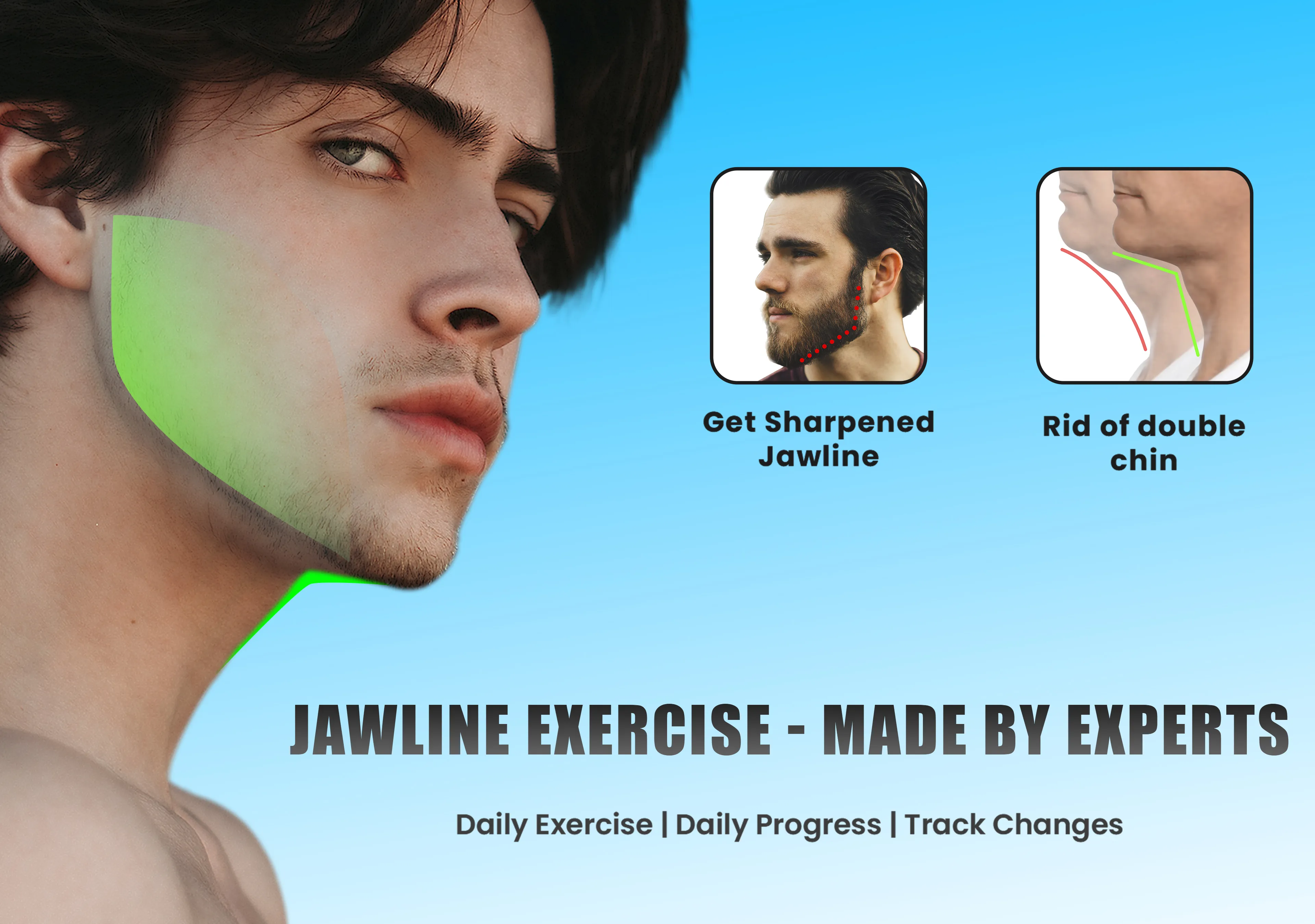 Jawline Exercises & Face Yoga | Indus Appstore | Screenshot