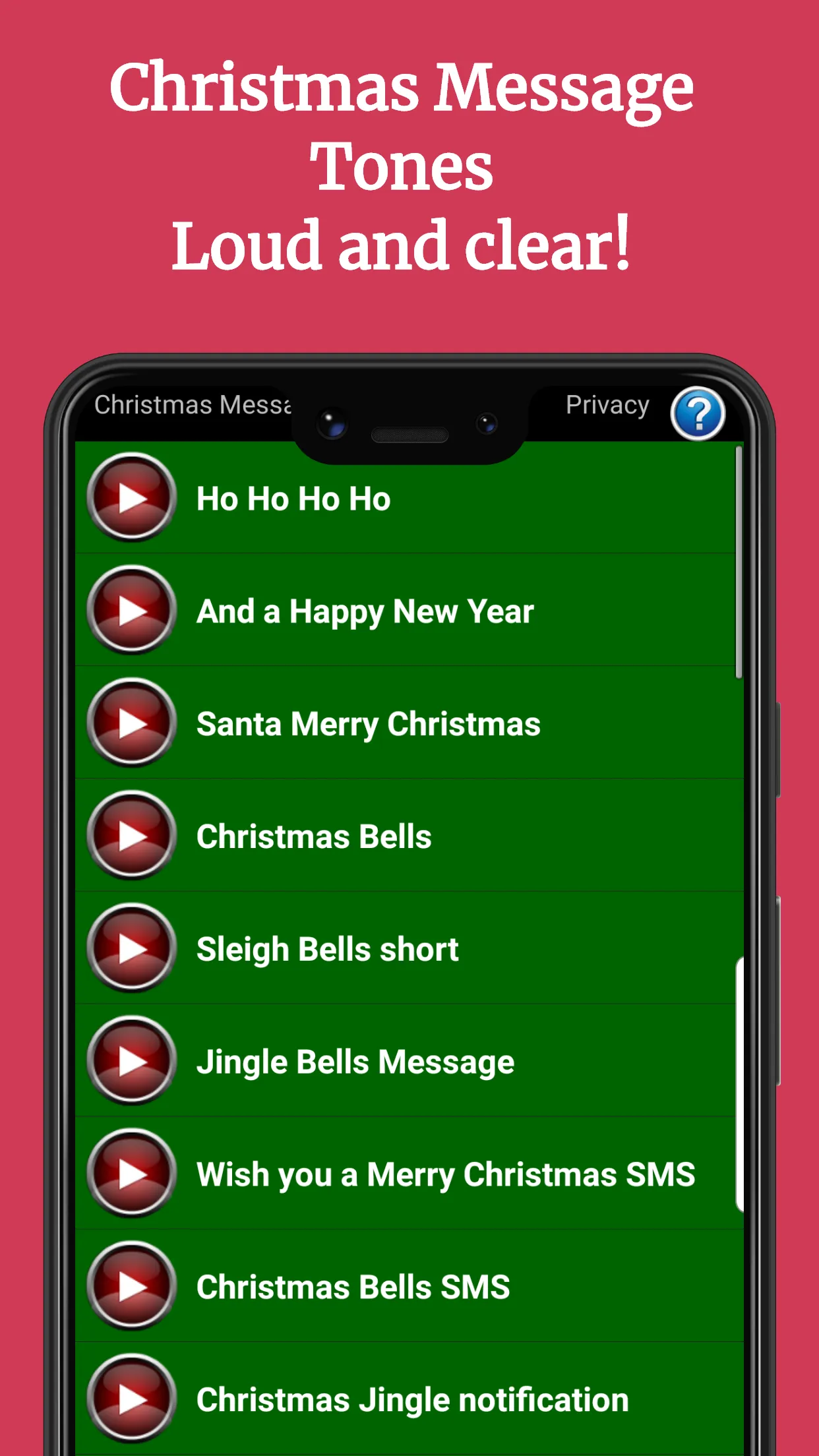 Christmas Text Message Sounds | Indus Appstore | Screenshot