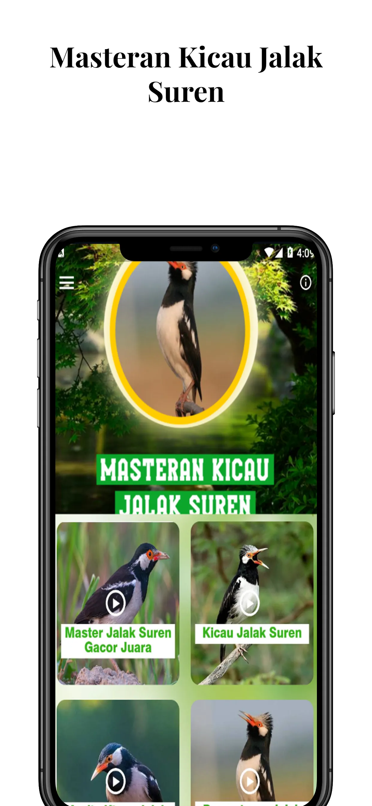 Masteran Kicau Jalak Suren | Indus Appstore | Screenshot